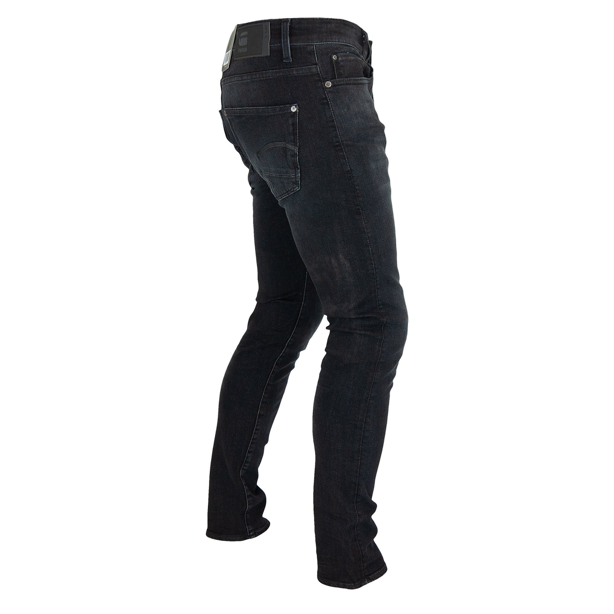 G-Star Revend Skinny Jeans - Elto Medium Aged Faded Black Superstretch