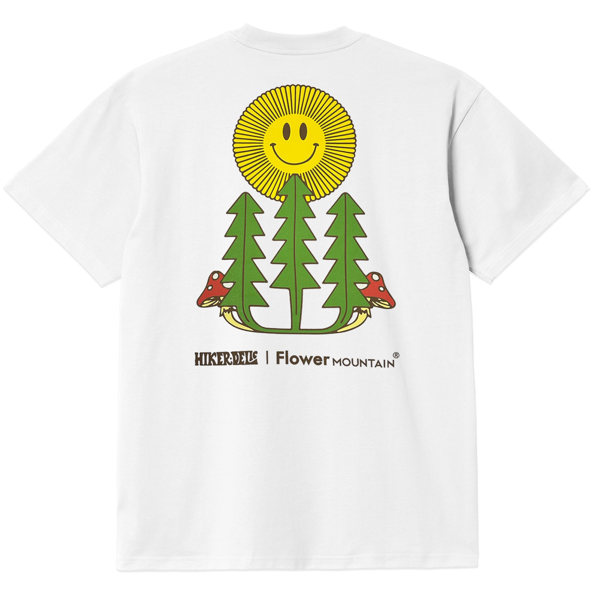 Hikerdelic x Flower Mountain Personal Growth T-Shirt - White