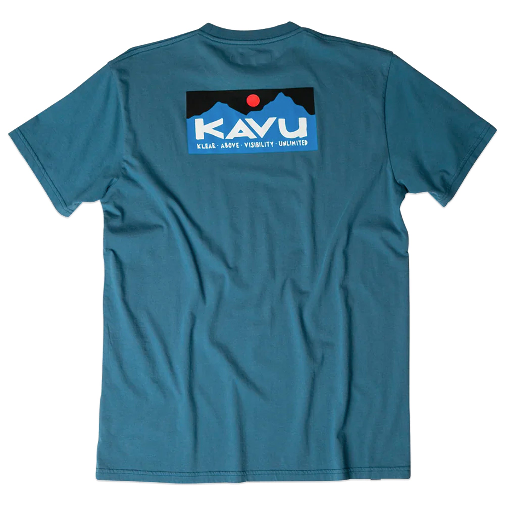 KAVU Klear Above Etch Art T-Shirt - Vintage Blue