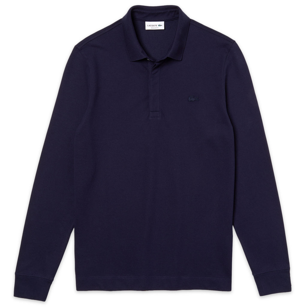 Lacoste Long Sleeve Paris Stretch Polo PH2481 Navy