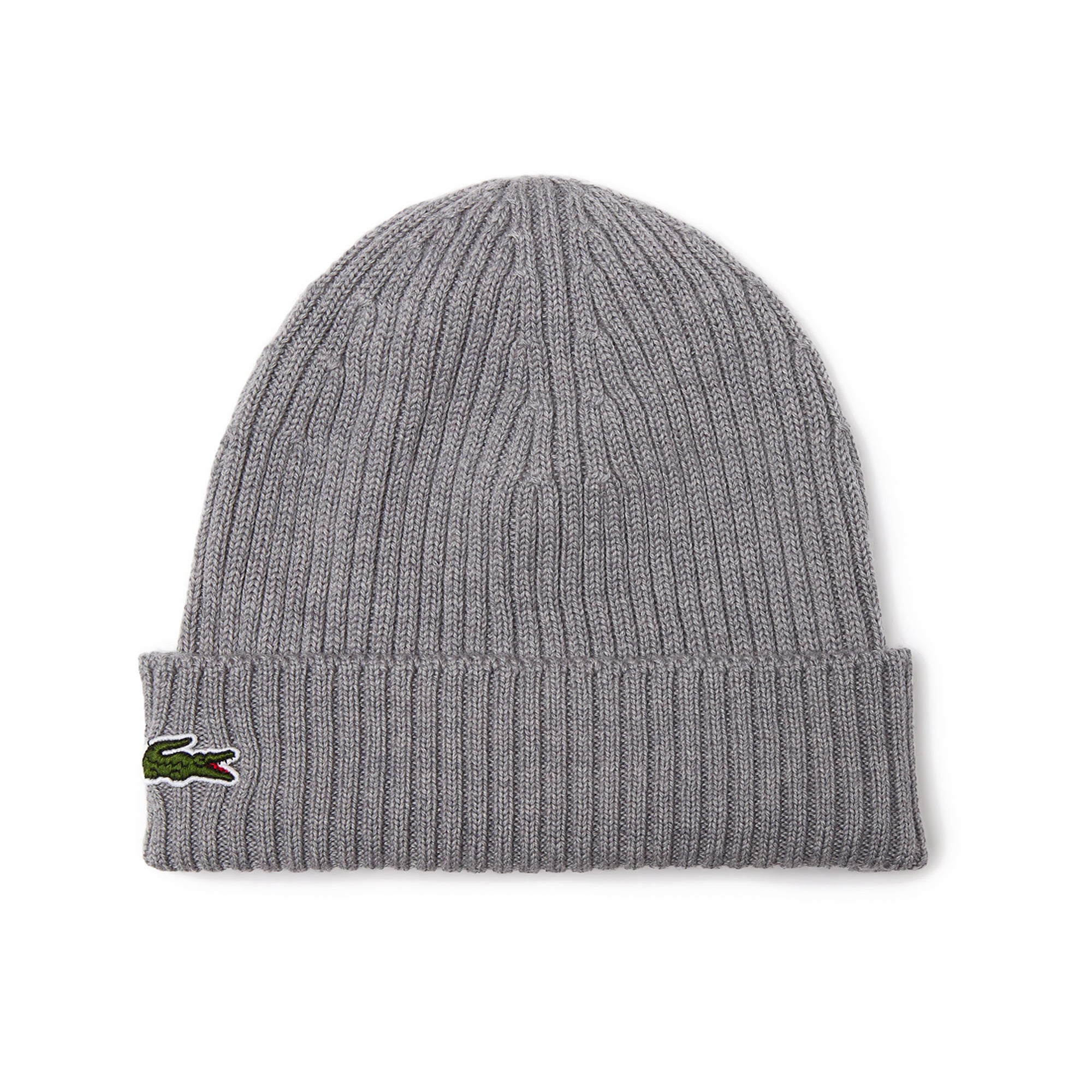Få Villig Intim Lacoste RB0001 Knitted Wool Beanie - Heather Agate