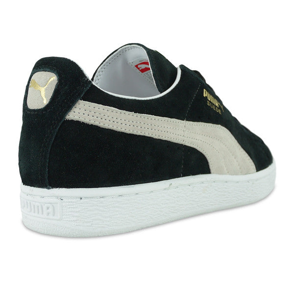 Puma Suede Classic Trainers - Black/White - Arena Menswear