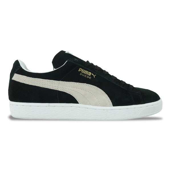 Puma Suede Classic Trainers - Black/White - Arena Menswear