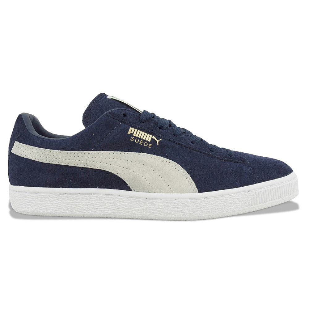 Puma Suede Classic Trainers - Peacoat/White - Arena Menswear