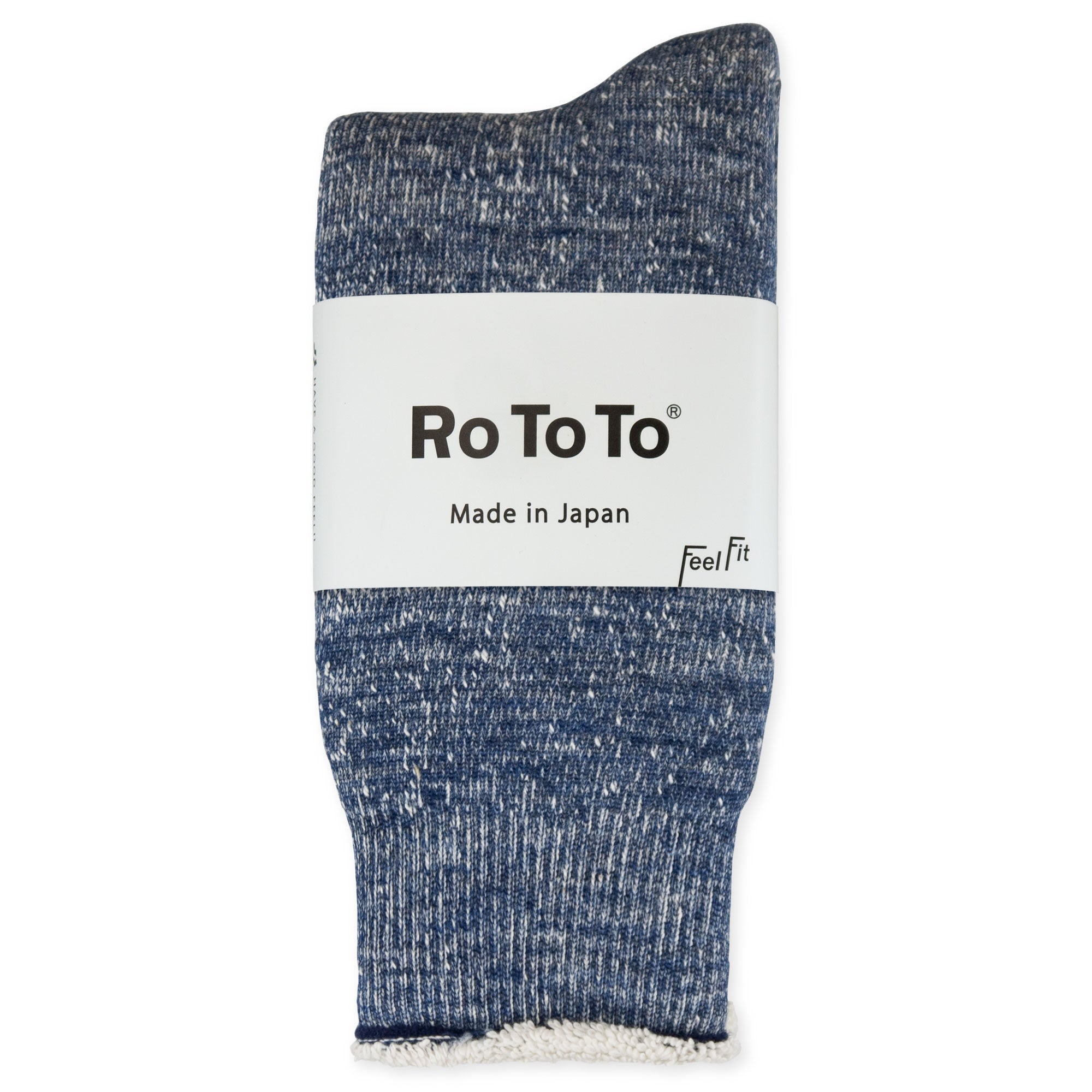 RoToTo Double Face Merino Wool Socks - Deep Ocean
