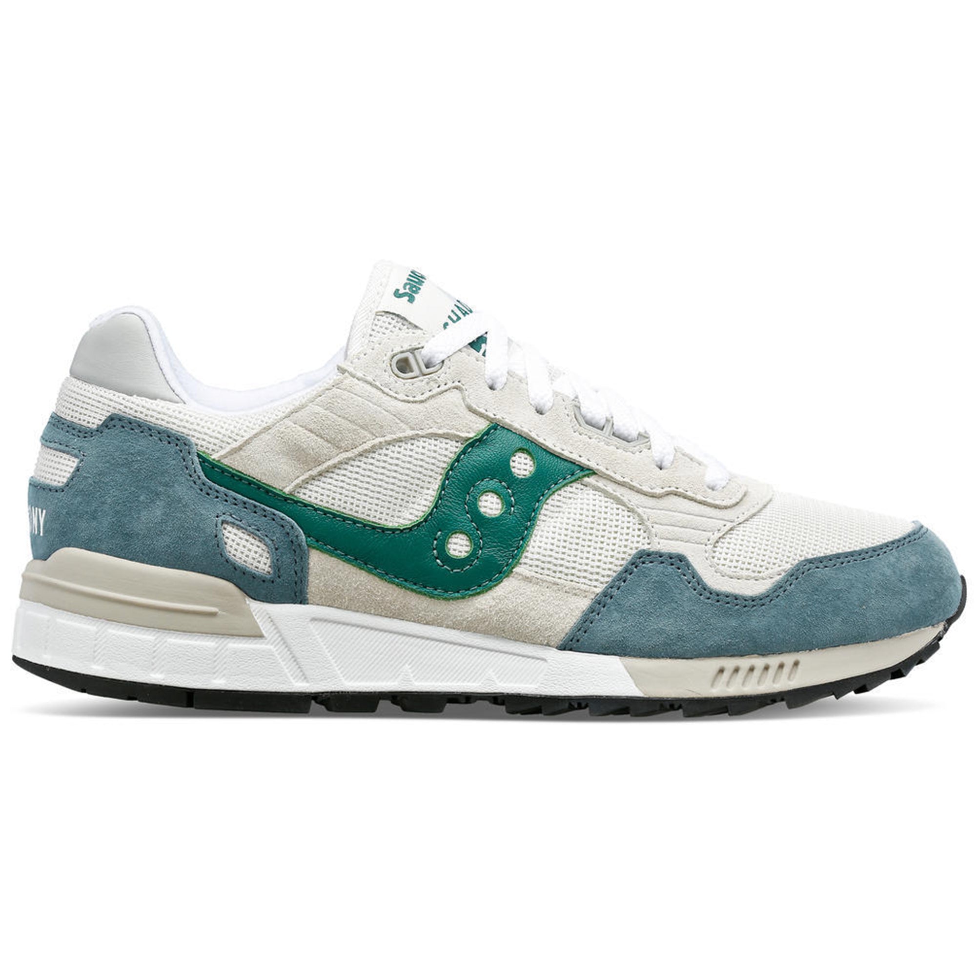 Saucony Shadow 5000 Trainers - White/Grey/Green