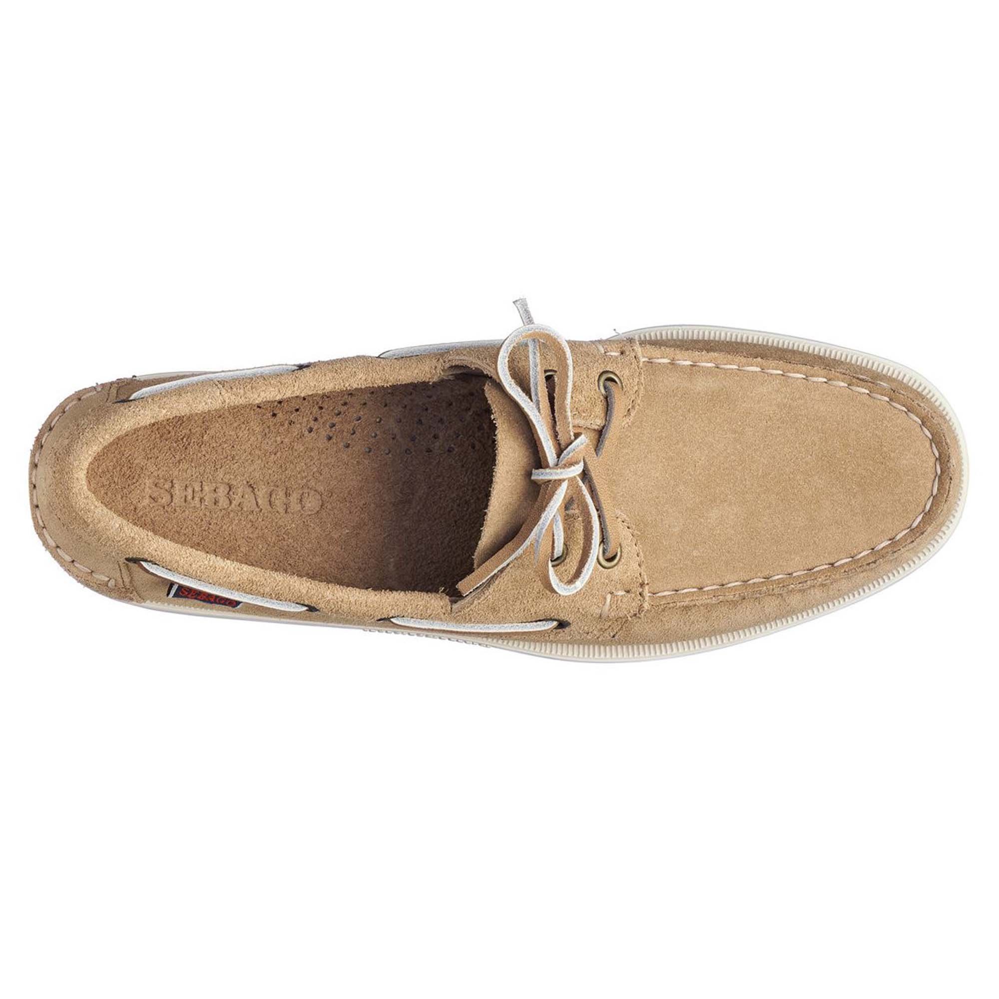 Sebago Portland Fleshout Boat Shoe - Beige Camel