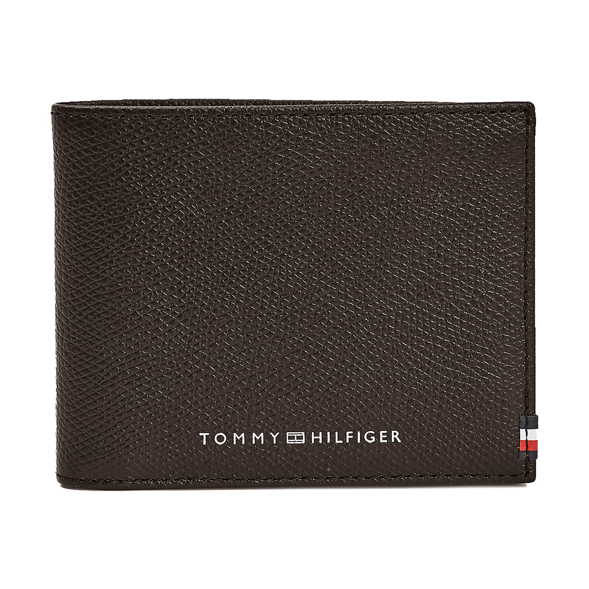 Tommy Hilfiger Business Mini Card Wallet - Textured Chestnut