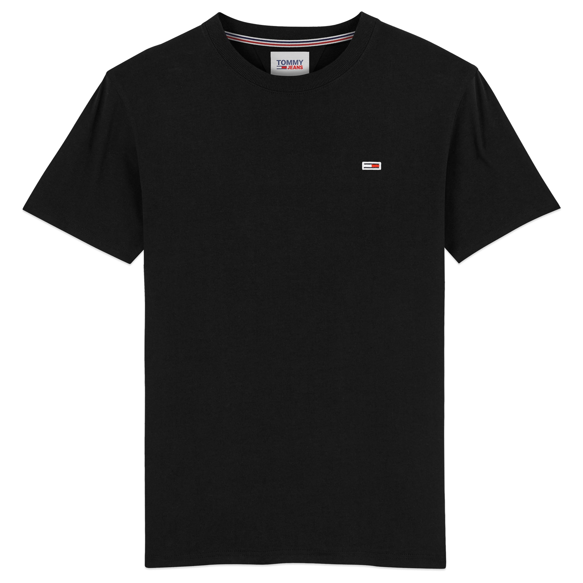 Tommy Jeans New Flag T-Shirt - Black