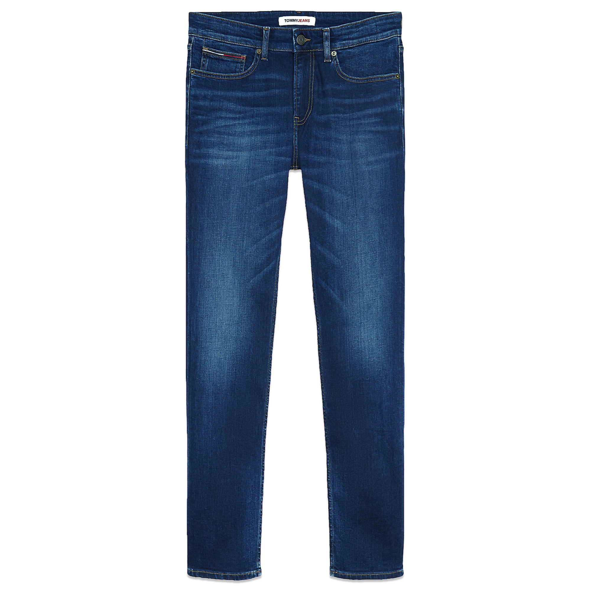 Tommy Jeans Ryan Regular Straight Jeans - Aspen Dark Blue Stretch