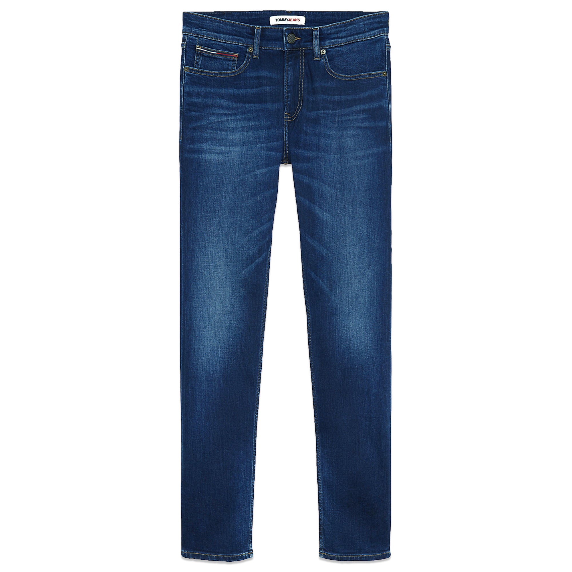 Tommy Jeans Ryan Regular Straight Jeans - Aspen Dark Blue Stretch