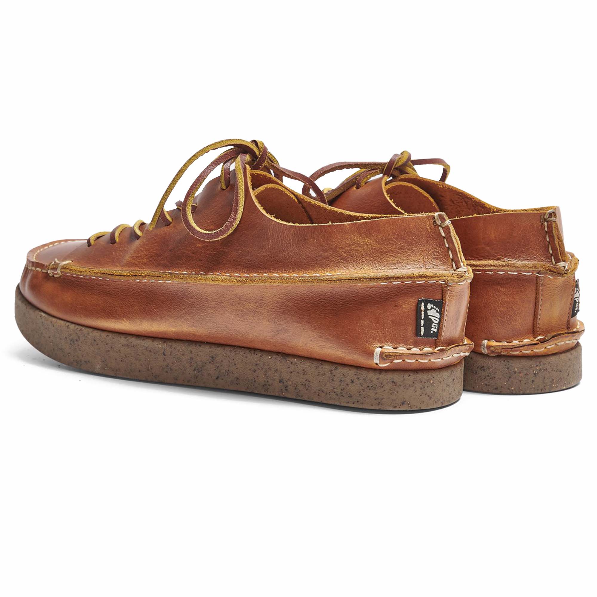 Yogi Finn Recycled Negative Heel Shoe - Apricot Leather