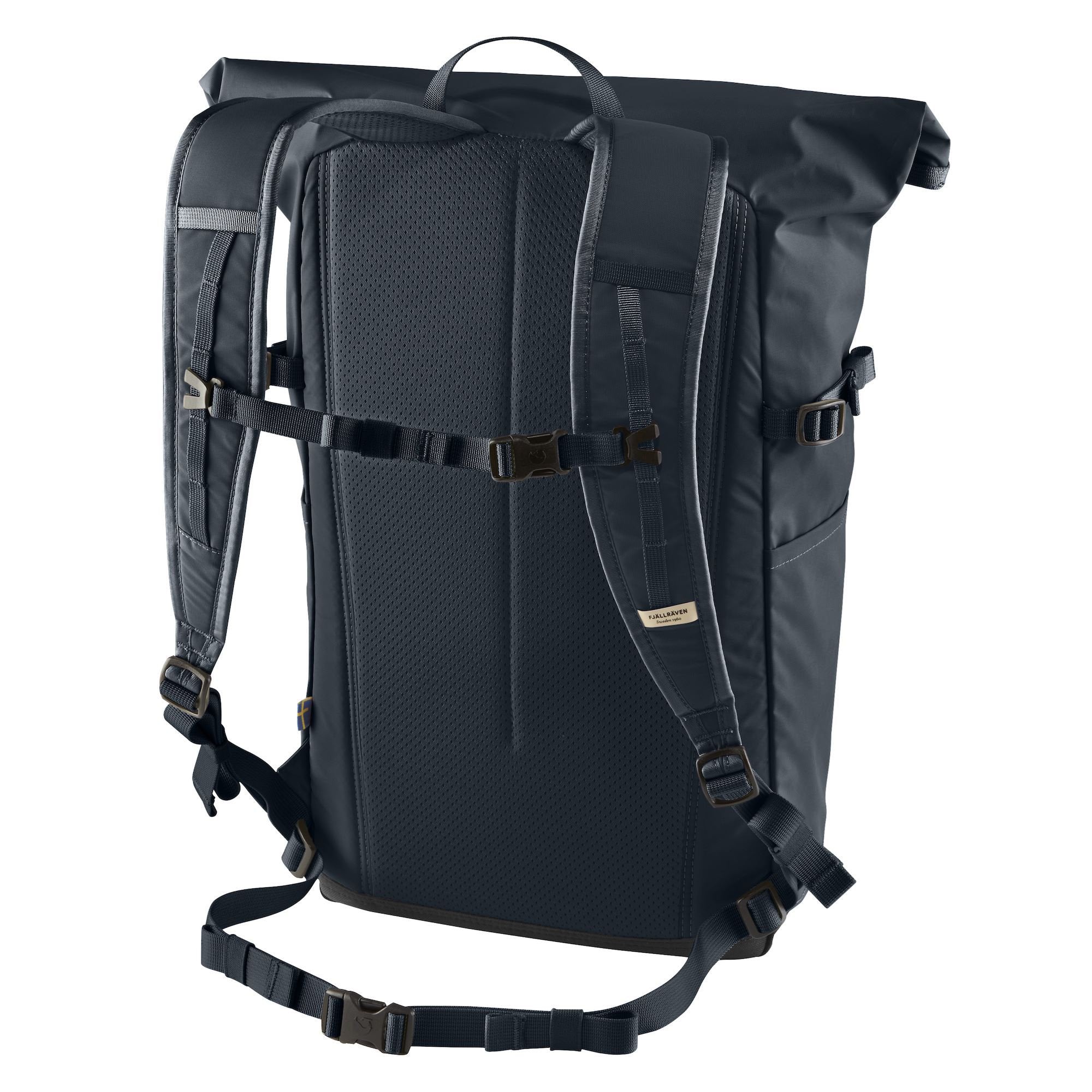 Rear view of Fjallraven High Coast Foldsack 24 for Men in Navy