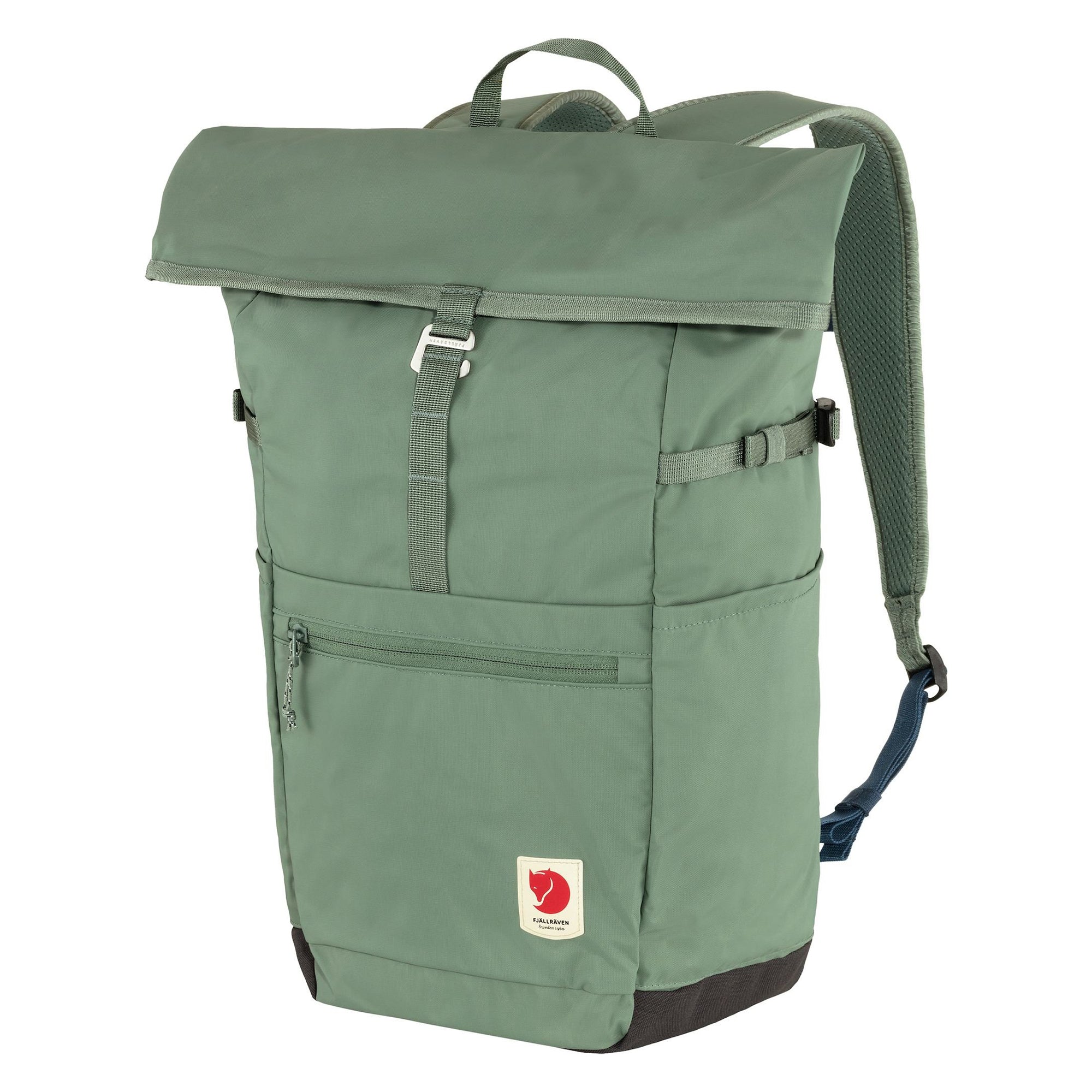 Front view of Fjallraven High Coast Foldsack 24 for Men in Patina Green