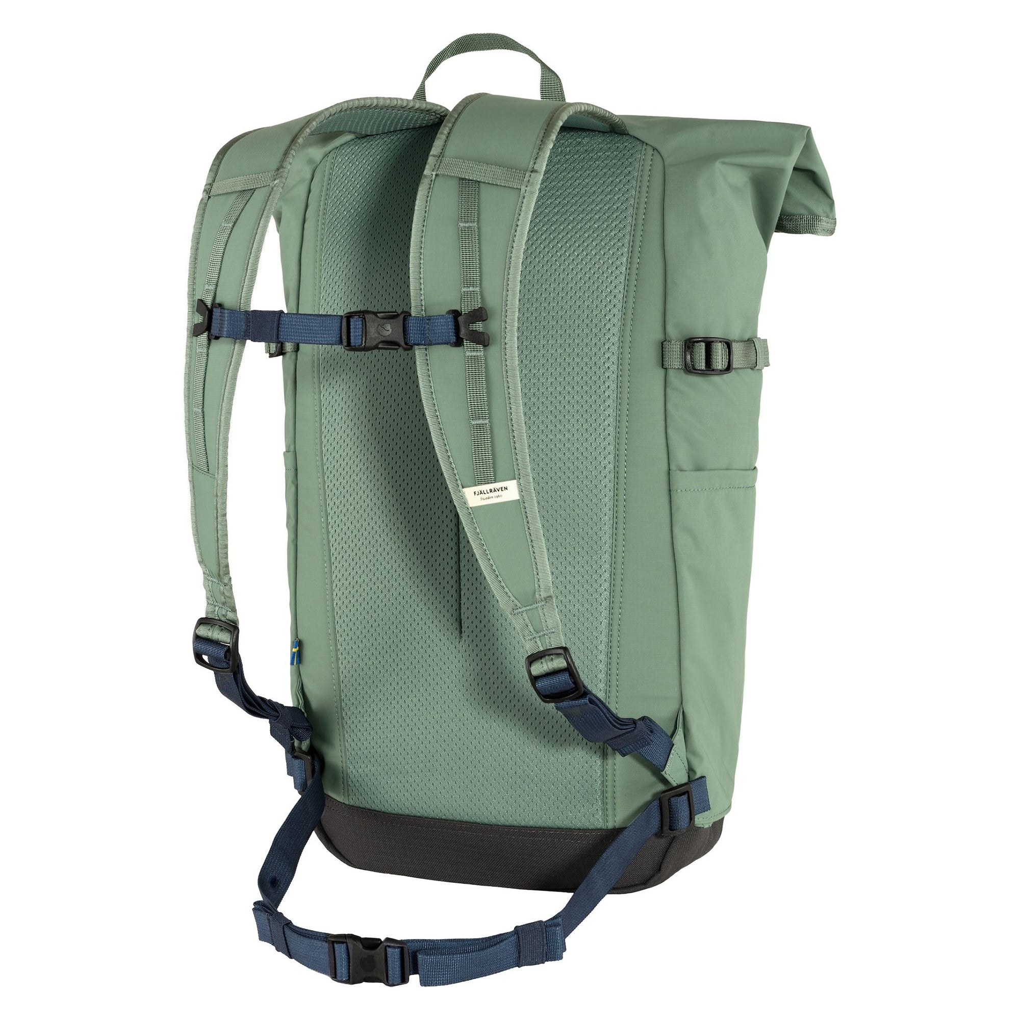 Rear view of Fjallraven High Coast Foldsack 24 for Men in Patina Green