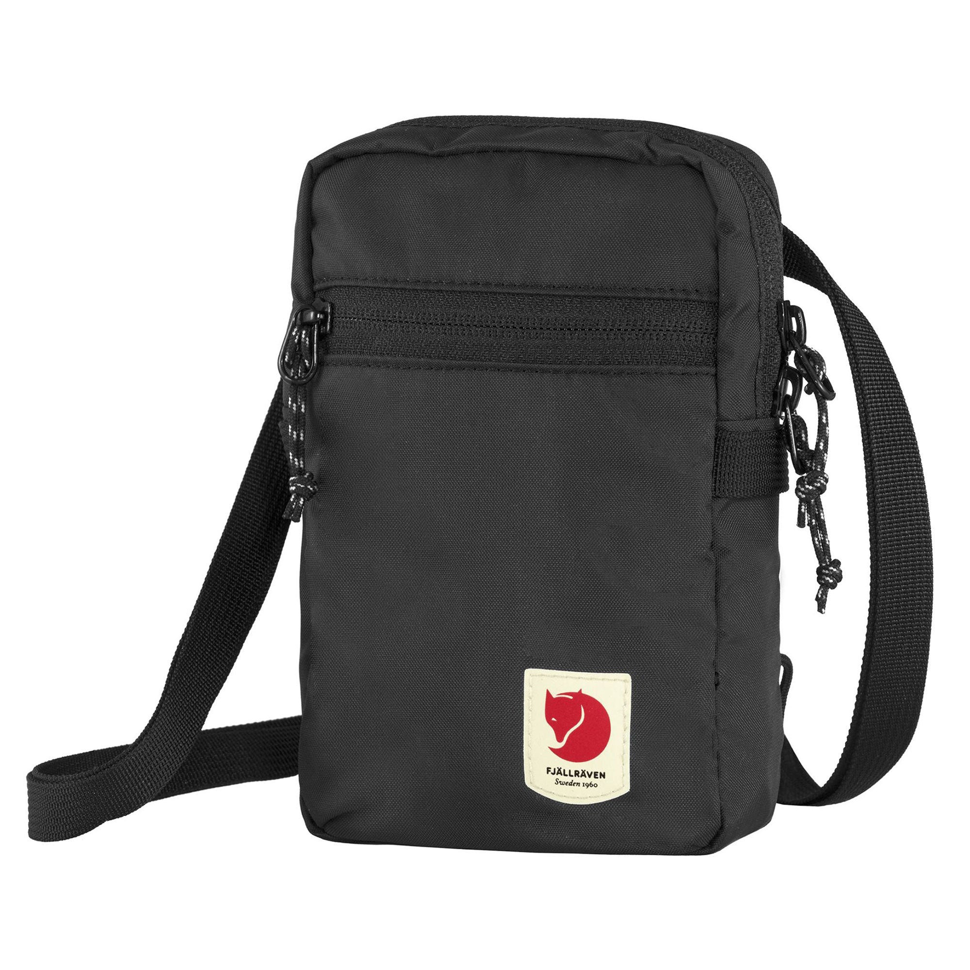 Front view of Fjallraven High Coast Pocket Bag for Men in Black