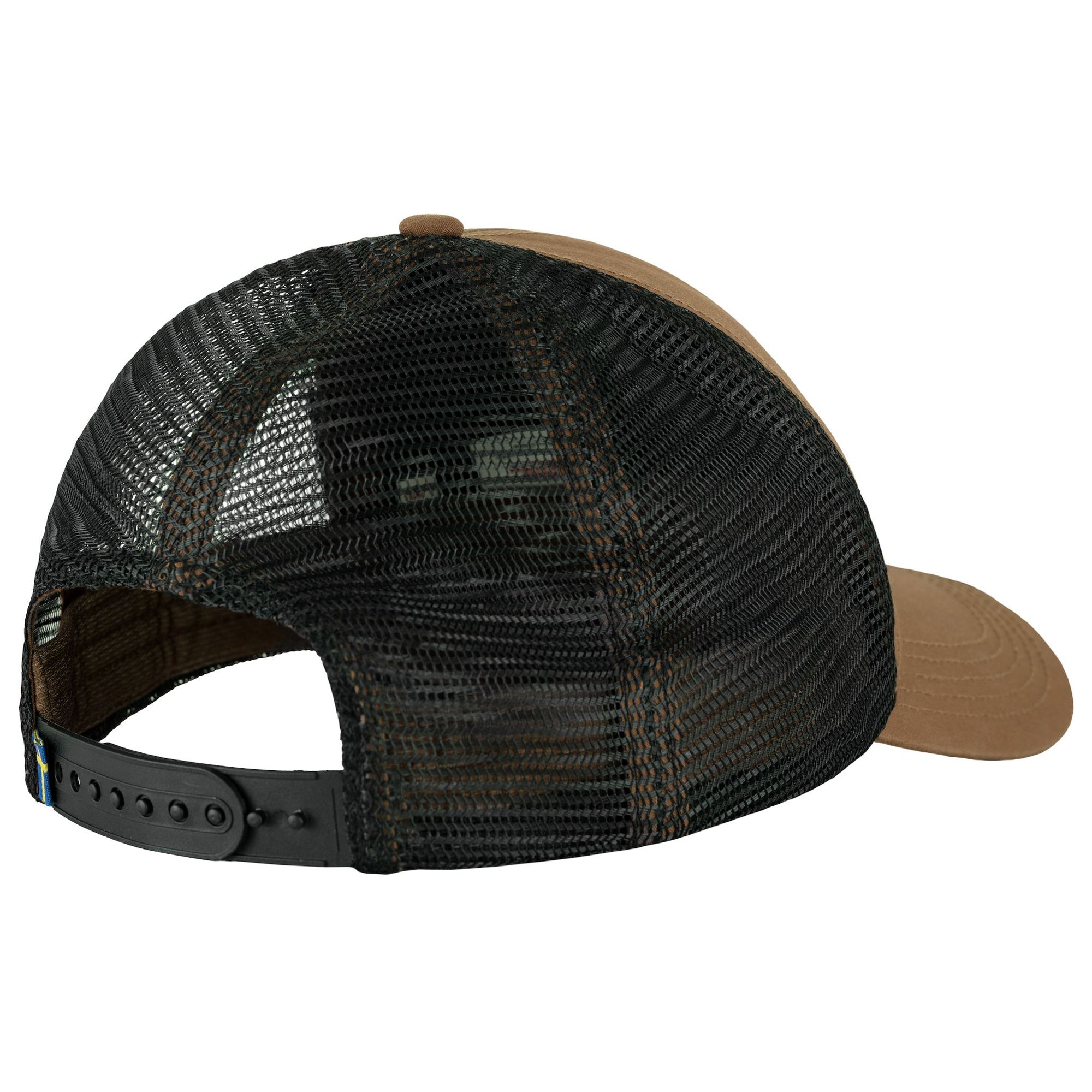 Rear view of Fjallraven Langtraderkeps Cap for Men in Timber Brown