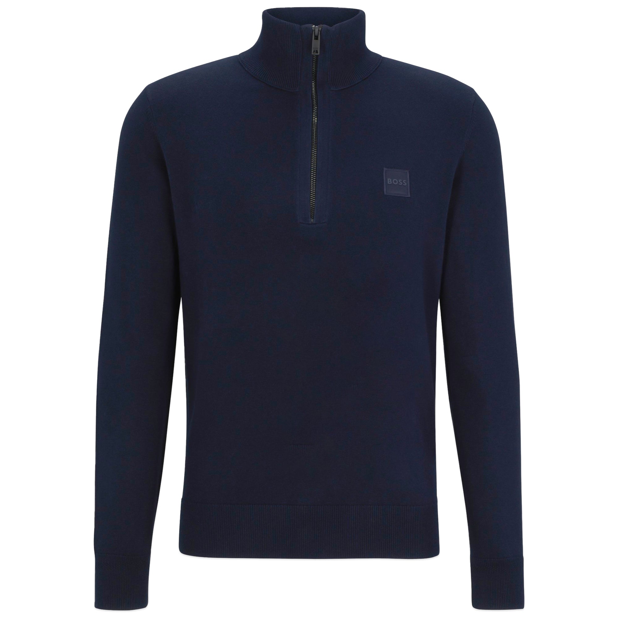 Boss Kanobix 1/4 Zip Knit - Navy