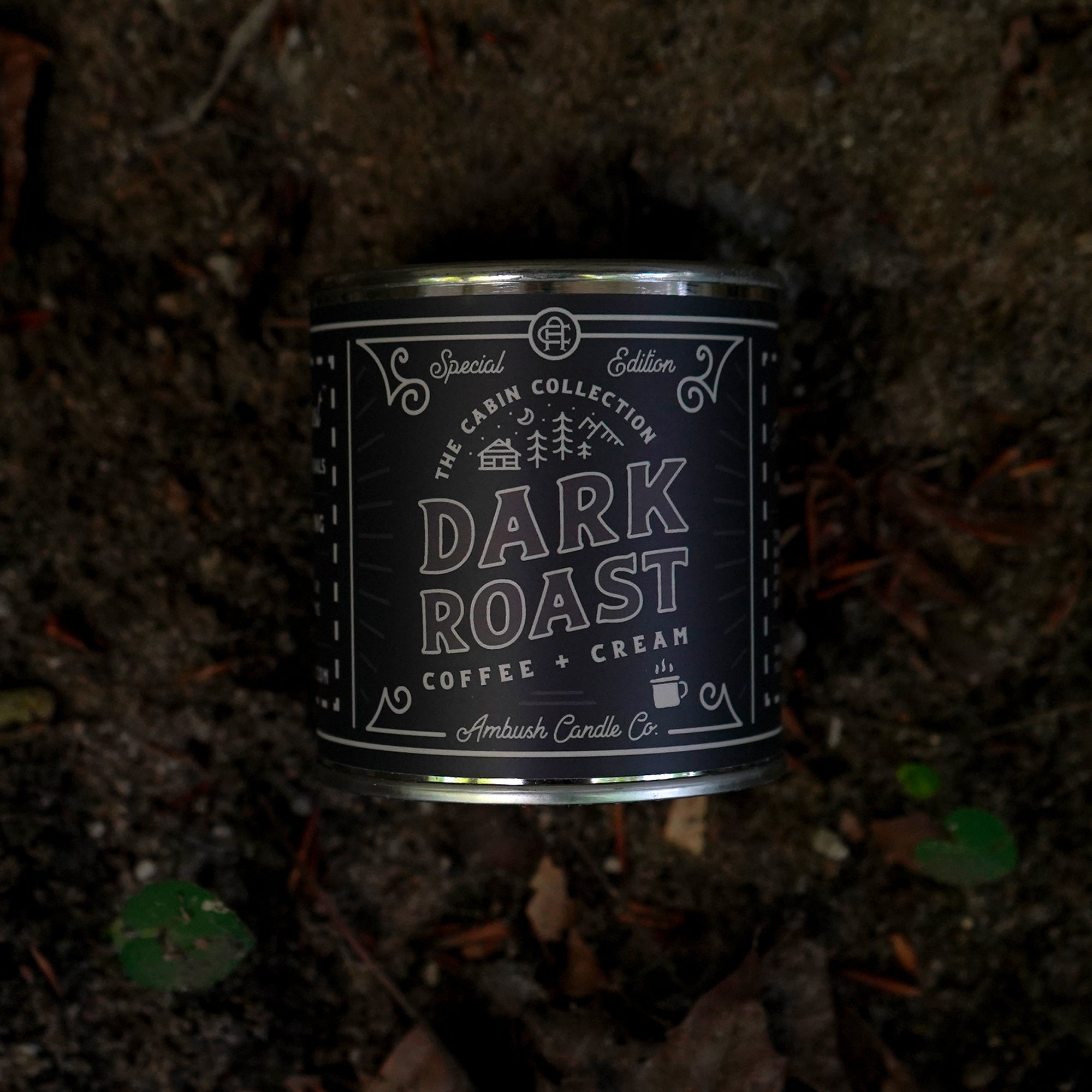 Ambush Candle Co. 8oz 'Dark Roast' Soy Candle - Coffee / Cream