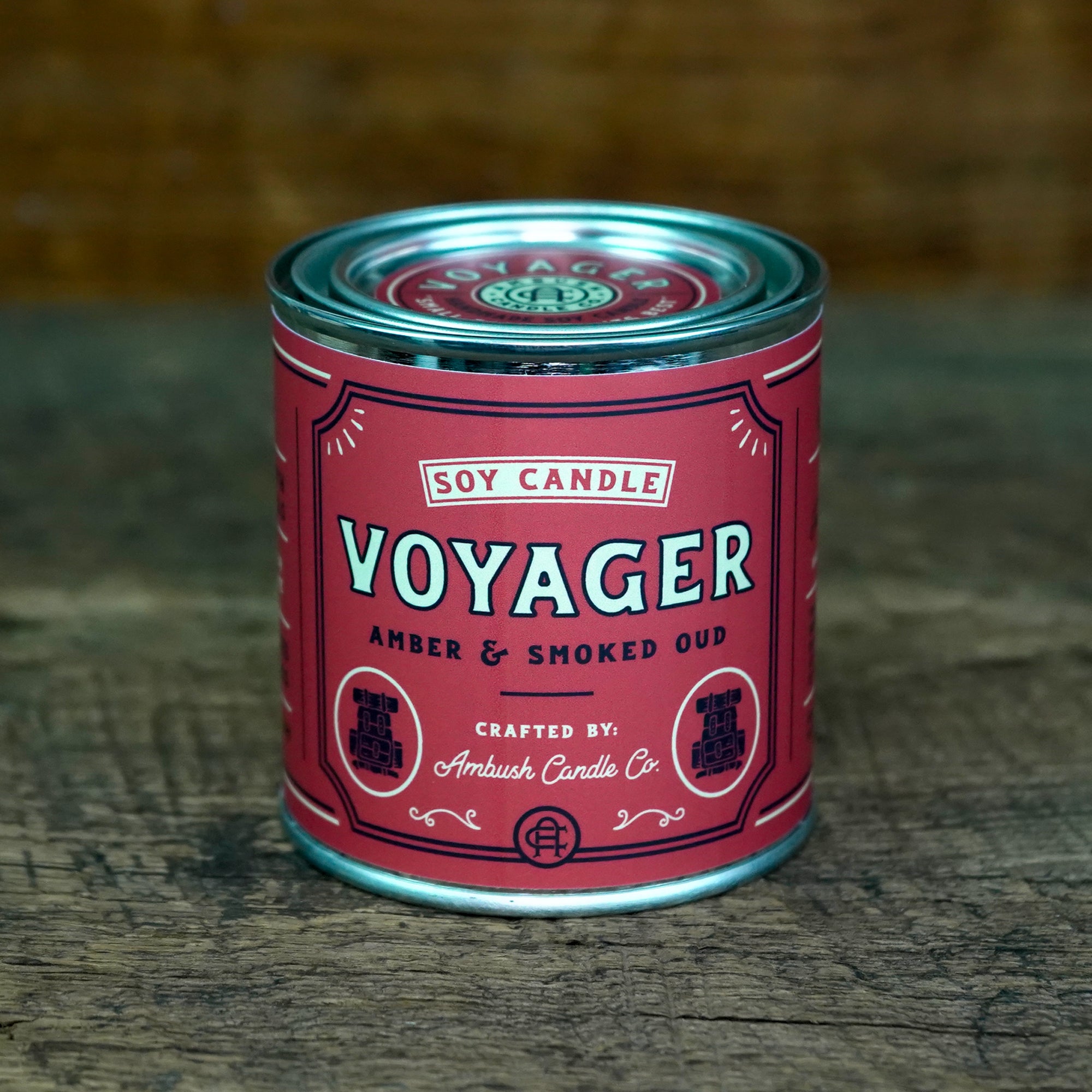 Ambush Candle Co. 8oz 'Voyager' Soy Candle - Amber / Smoked Oud