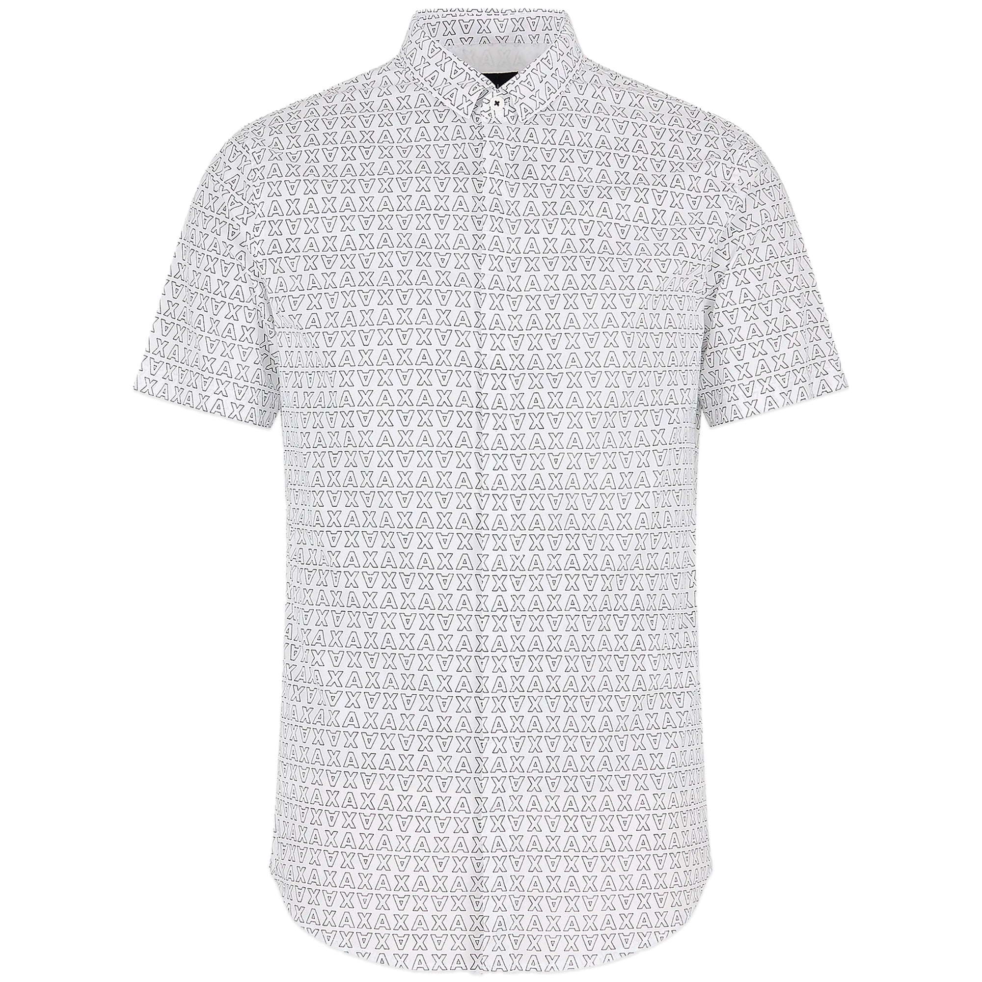 Armani Exchange 6RZC04 AX Print SS Shirt - White