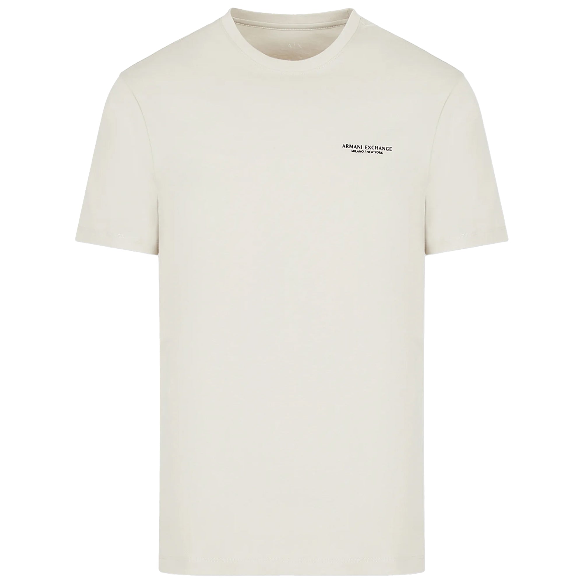 Armani Exchange 8NZT91 Logo T-Shirt - White Pepper