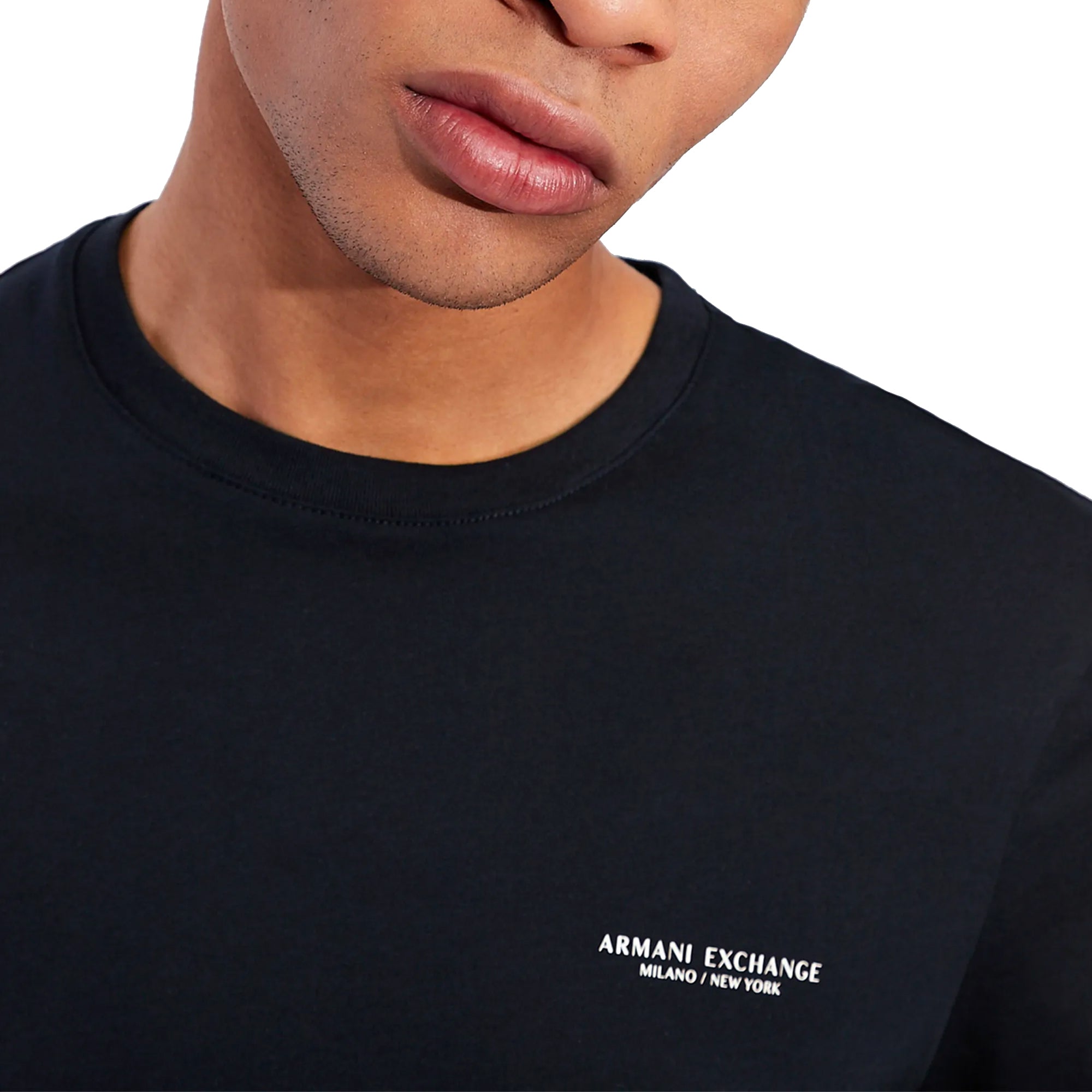 Armani Exchange 8NZT91 Logo T-Shirt - Navy