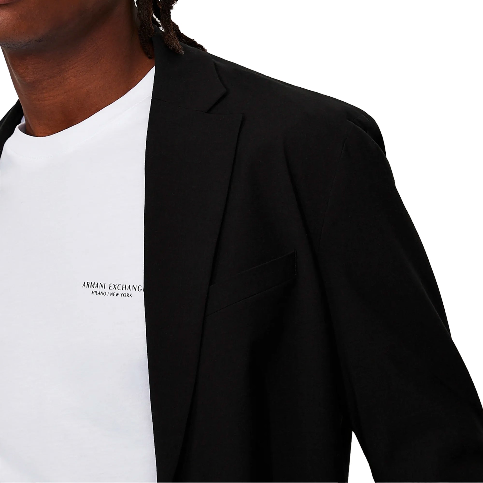 Armani Exchange 8NZT91 Logo T-Shirt - White