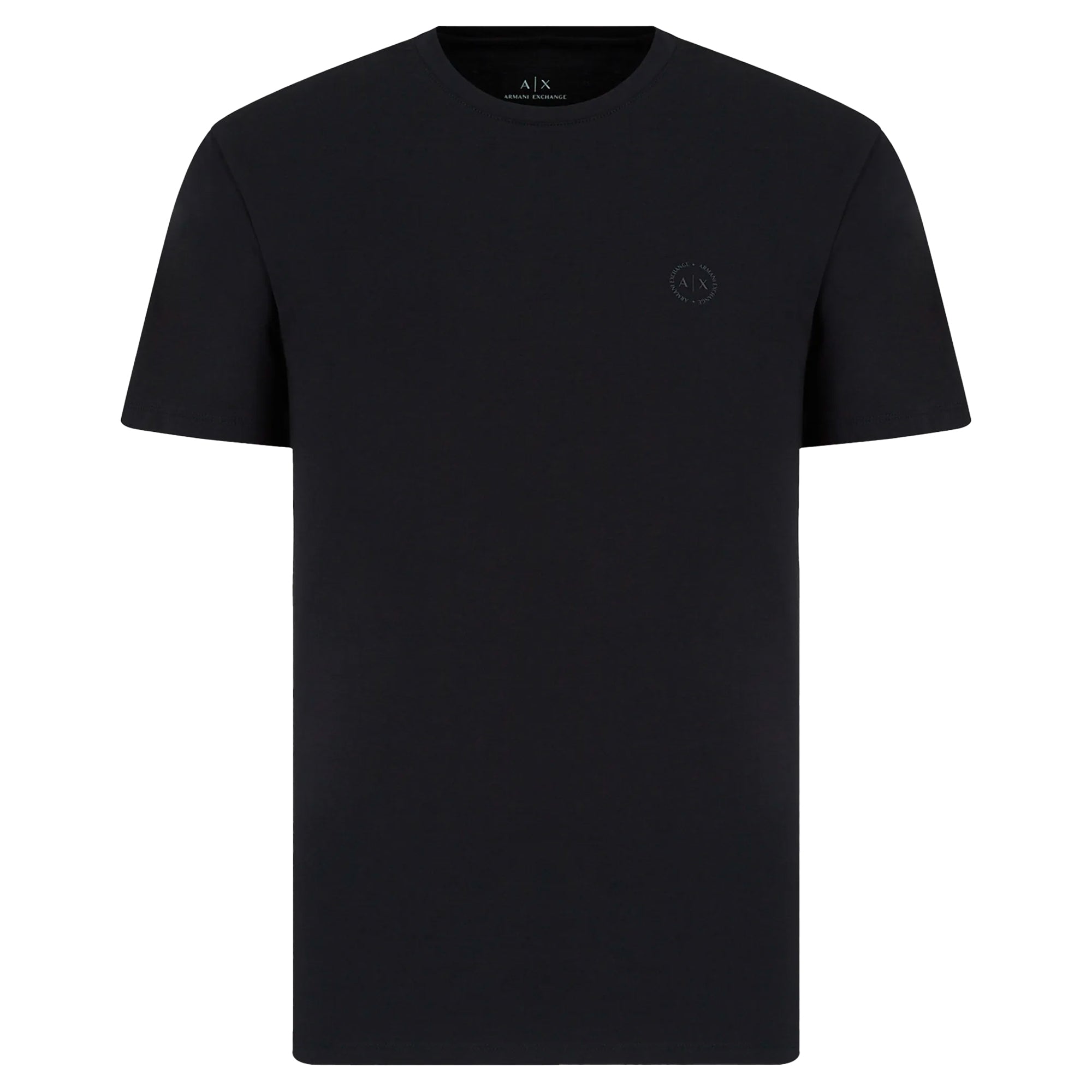 Armani Exchange Small Chest Logo Stretch T-Shirt - Navy