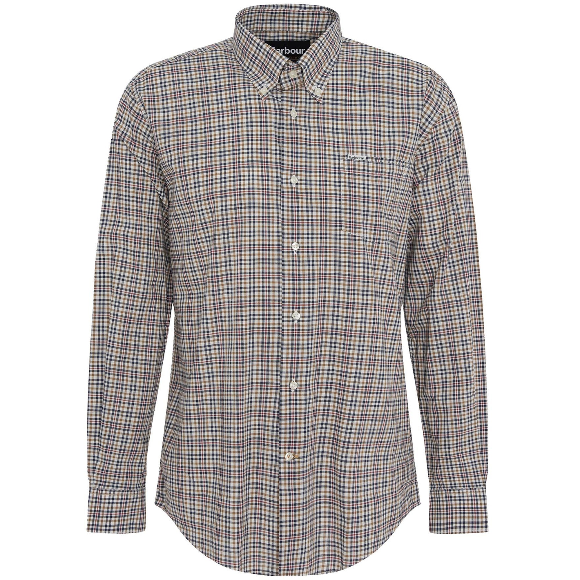 Barbour Durand Regular Fit Shirt - Dark Tan