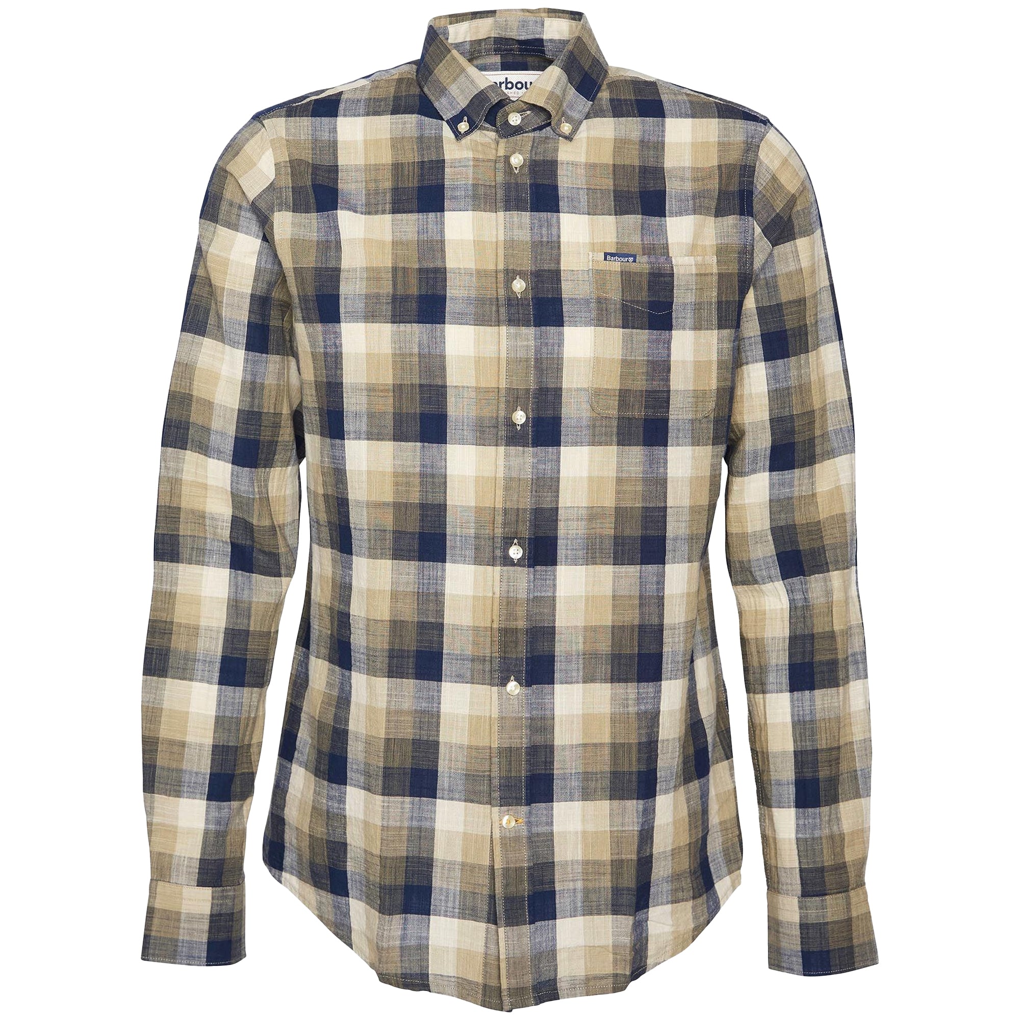 Barbour Hillroad Tailored Shirt - Olive