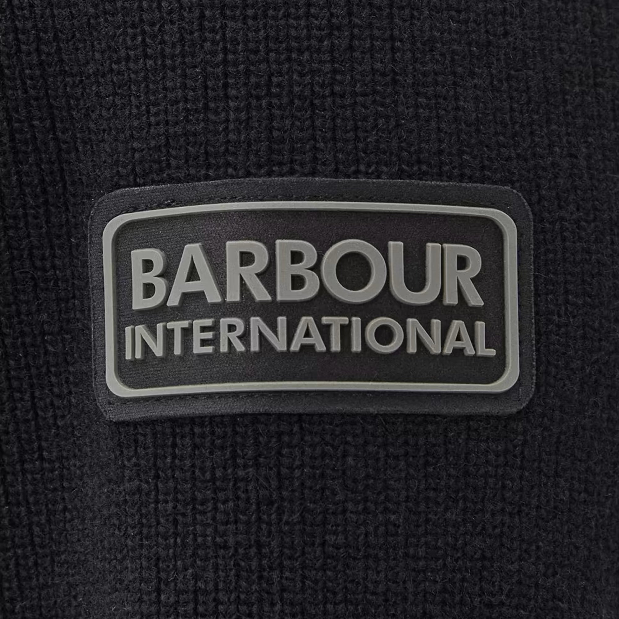 Barbour International Corser Half Zip Knit - Black