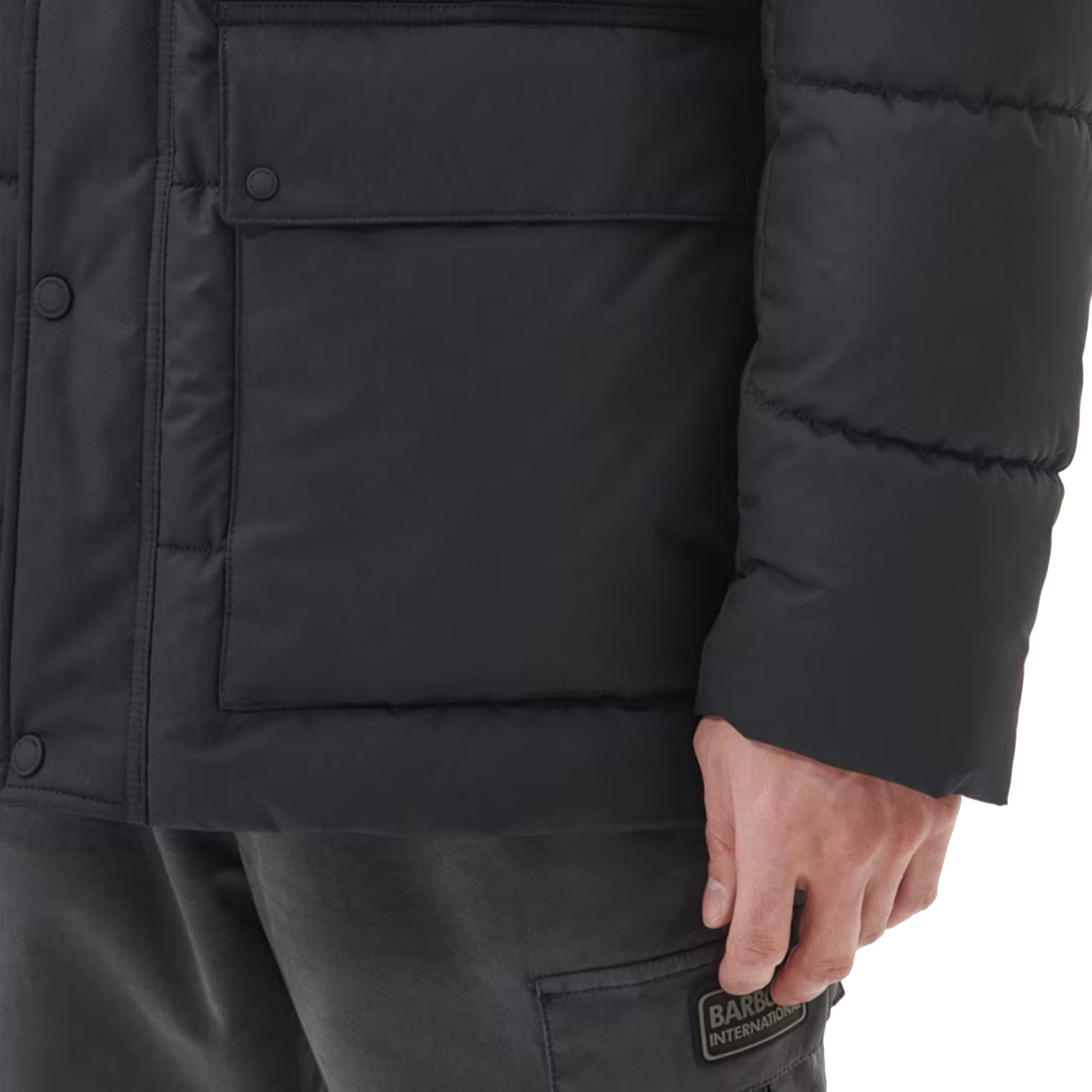 Barbour International Rowland Quilted Jacket - Black