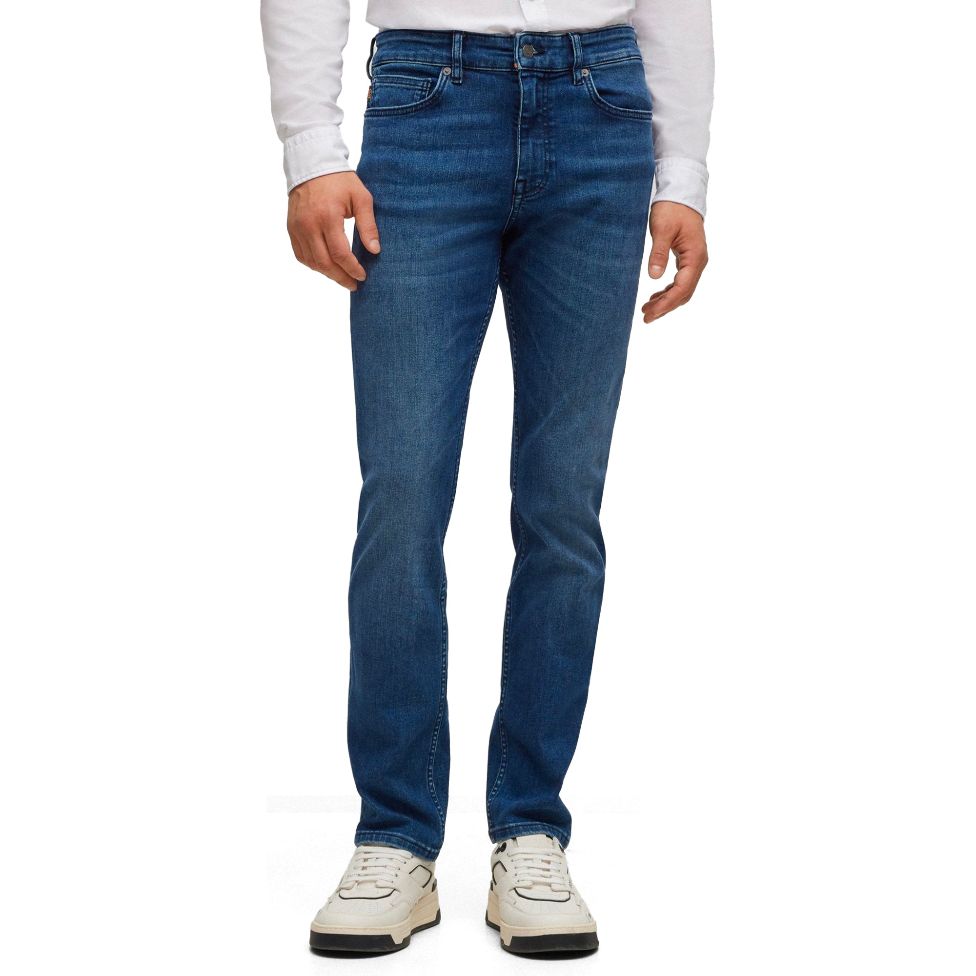 Boss Delaware Slim Fit Jeans - Dash Dark Blue Stretch