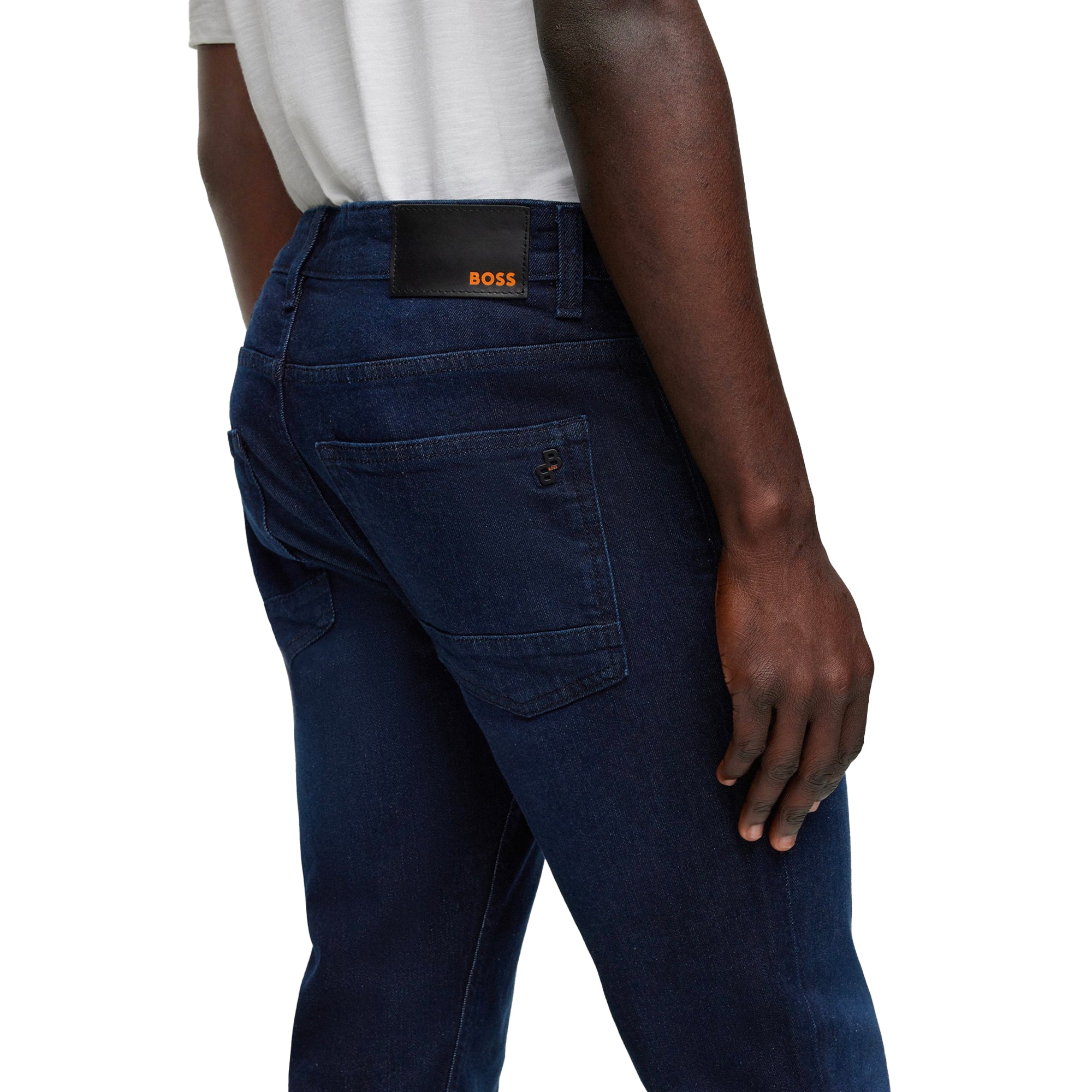 Boss Delaware Slim Fit Jeans - Zone Dark Indigo Stretch