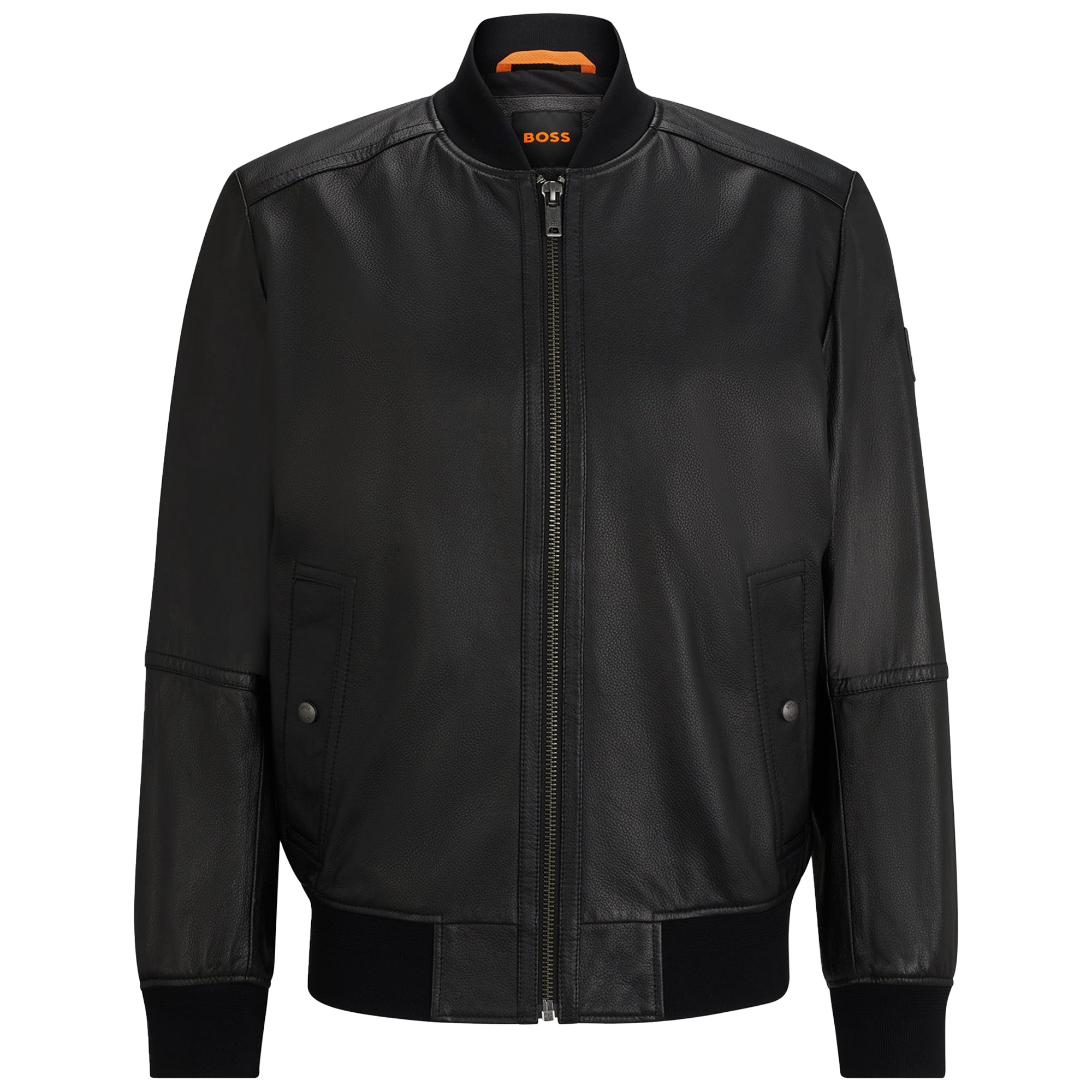 Boss Jogipi Leather Jacket - Black