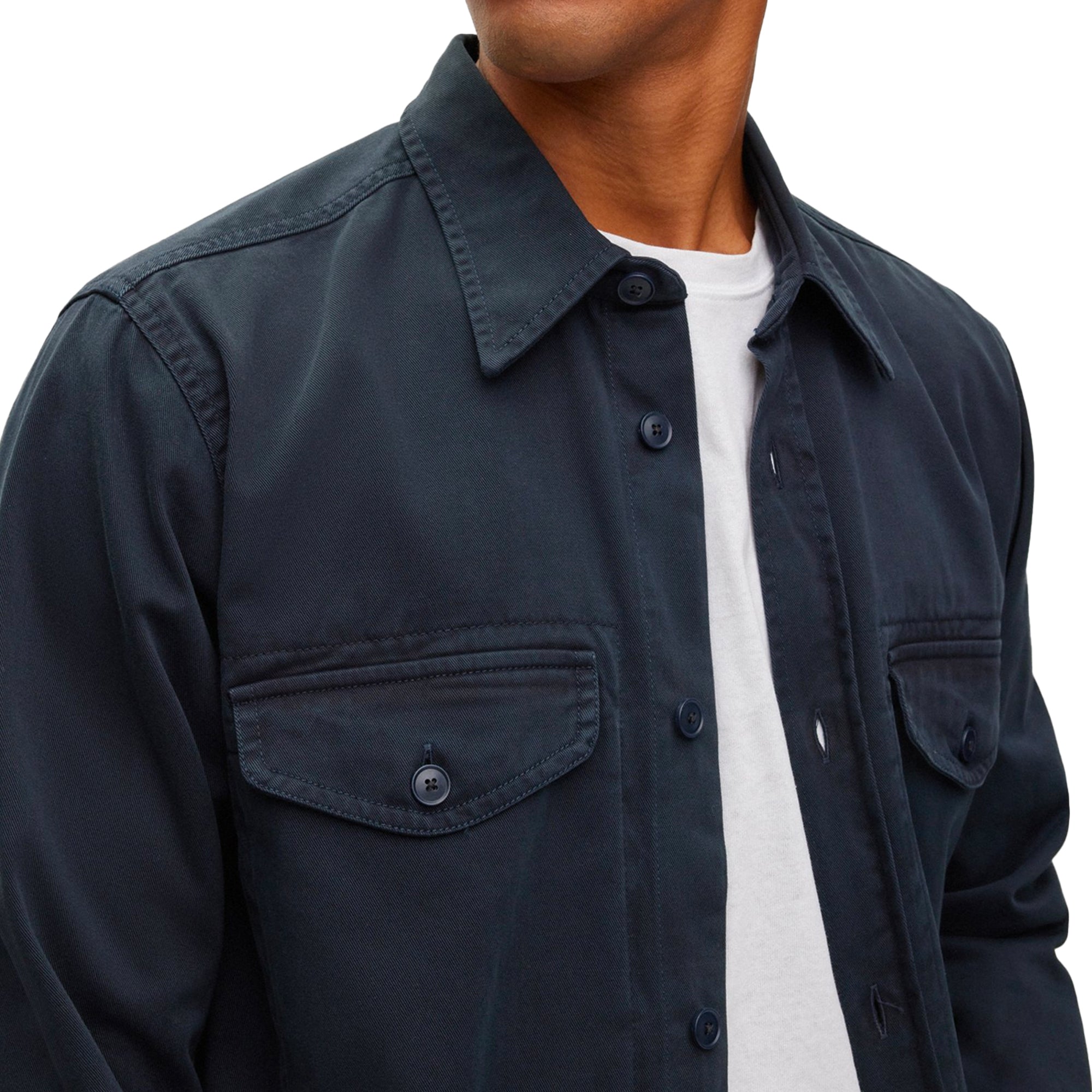 Boss Lovelock Overshirt - Navy