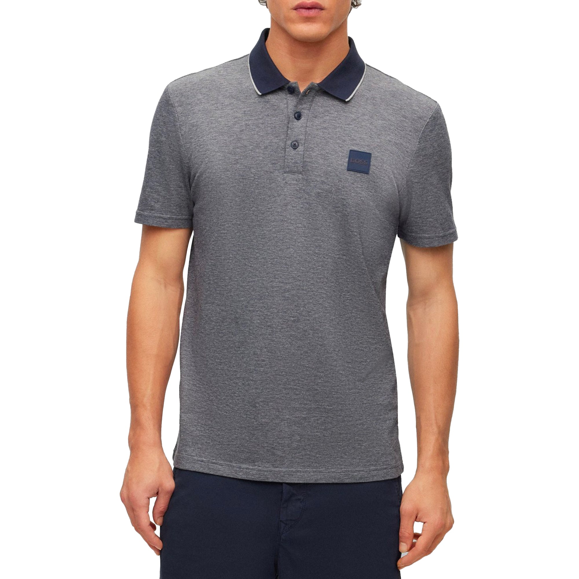 Boss PeOxford Polo - Dark Blue