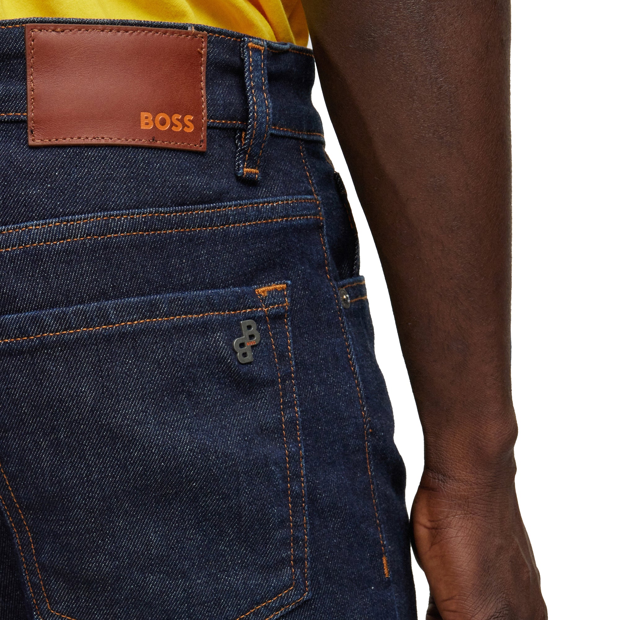 Boss ReMaine Regular Fit Jeans - BC-C Rinse Dark Blue