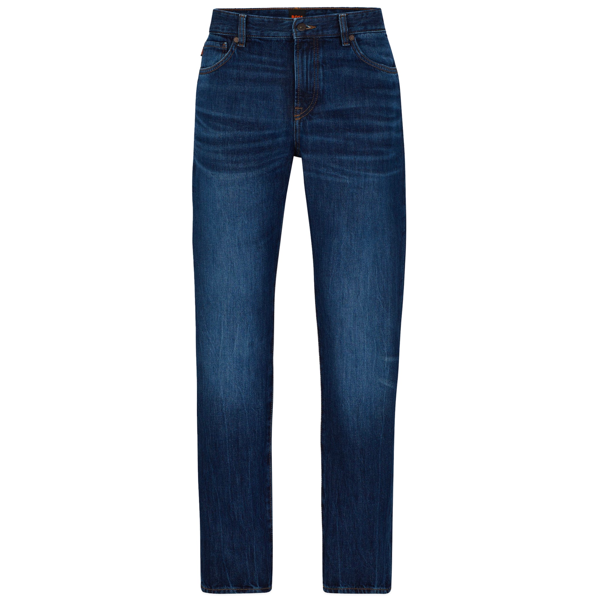 Boss ReMaine Regular Fit Jeans - Roots Dark Blue