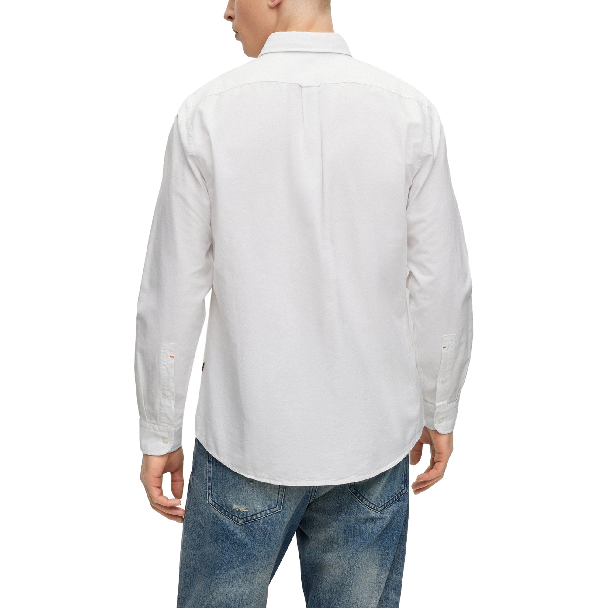 Boss Rickert Oxford Regular Fit Shirt - White