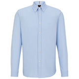 Boss Rickert Oxford Regular Fit LS Shirt - Sky Blue