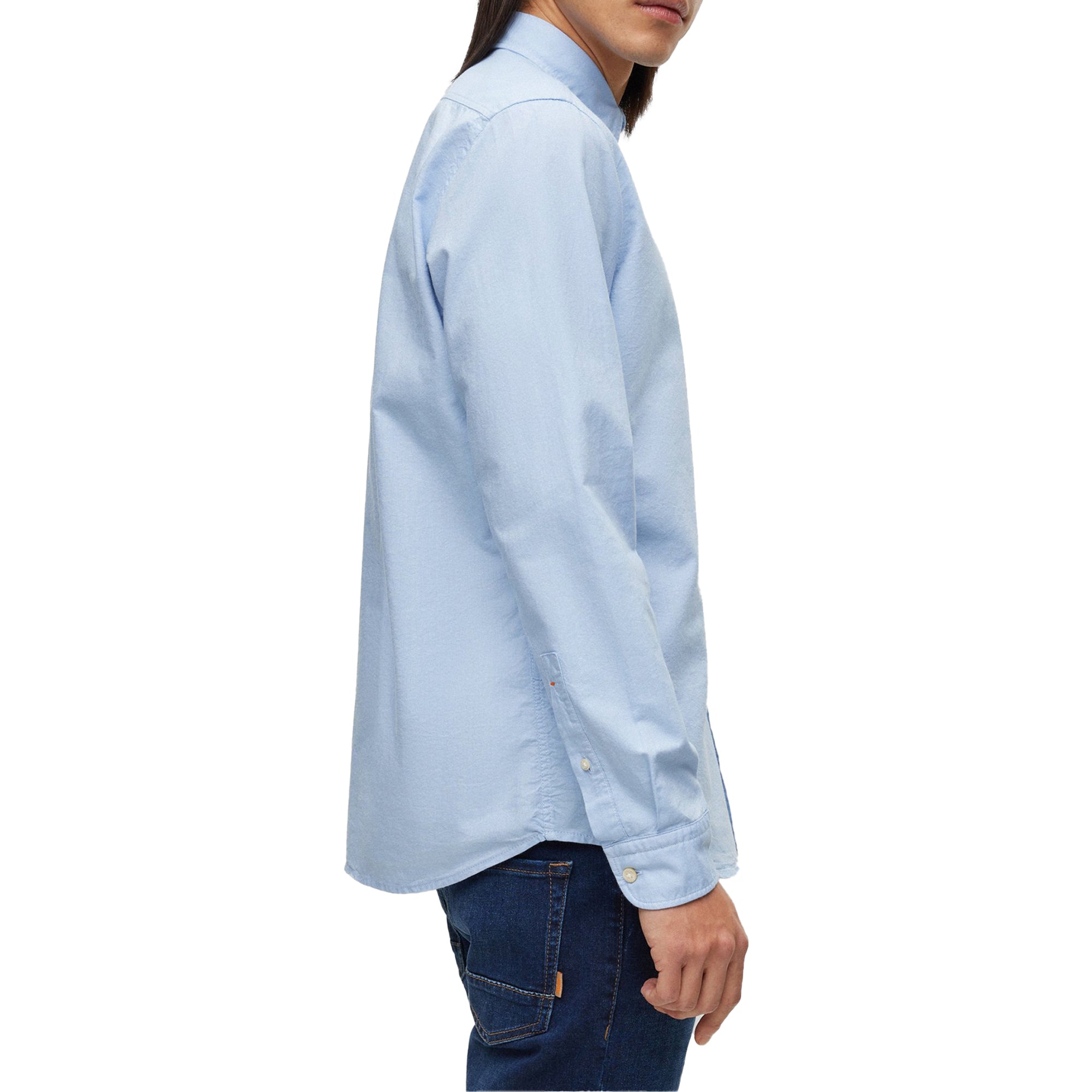 Boss Rickert Oxford Regular Fit LS Shirt - Sky Blue