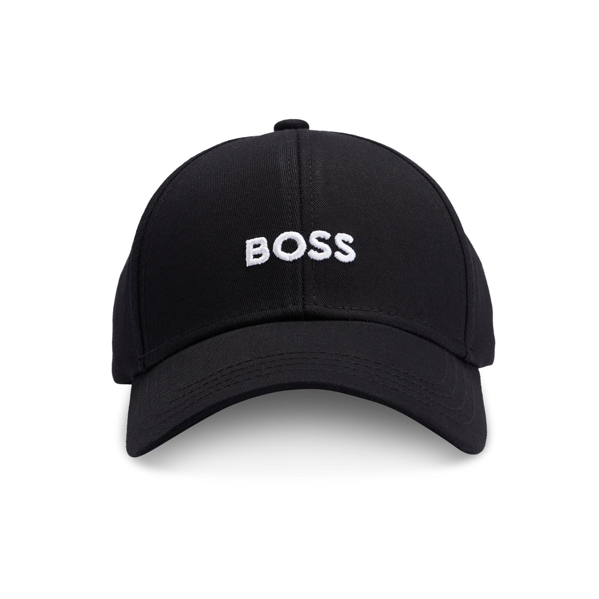 Boss Zed Embroidered Cotton Cap - Black