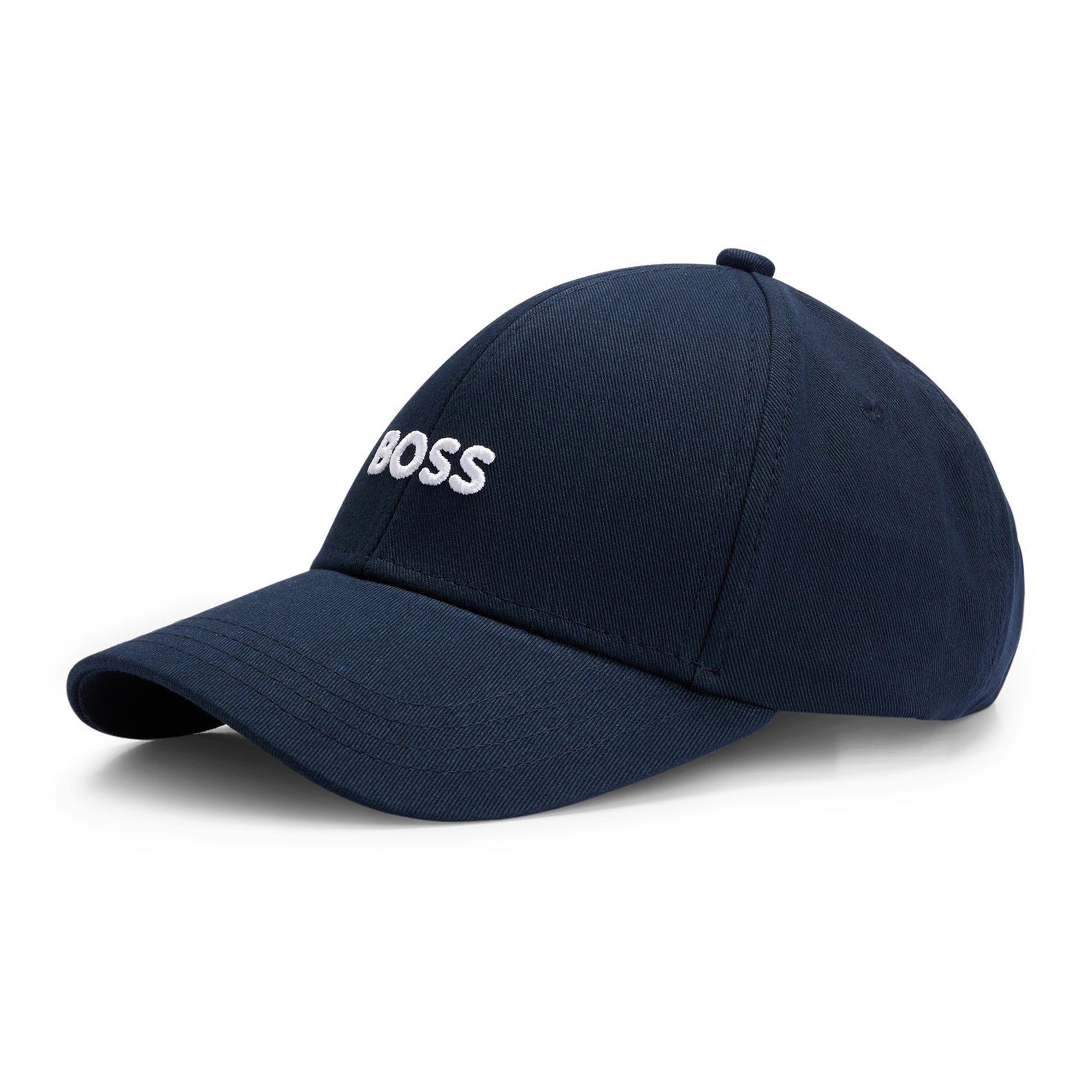 Boss Zed Embroidered Cotton Cap - Navy