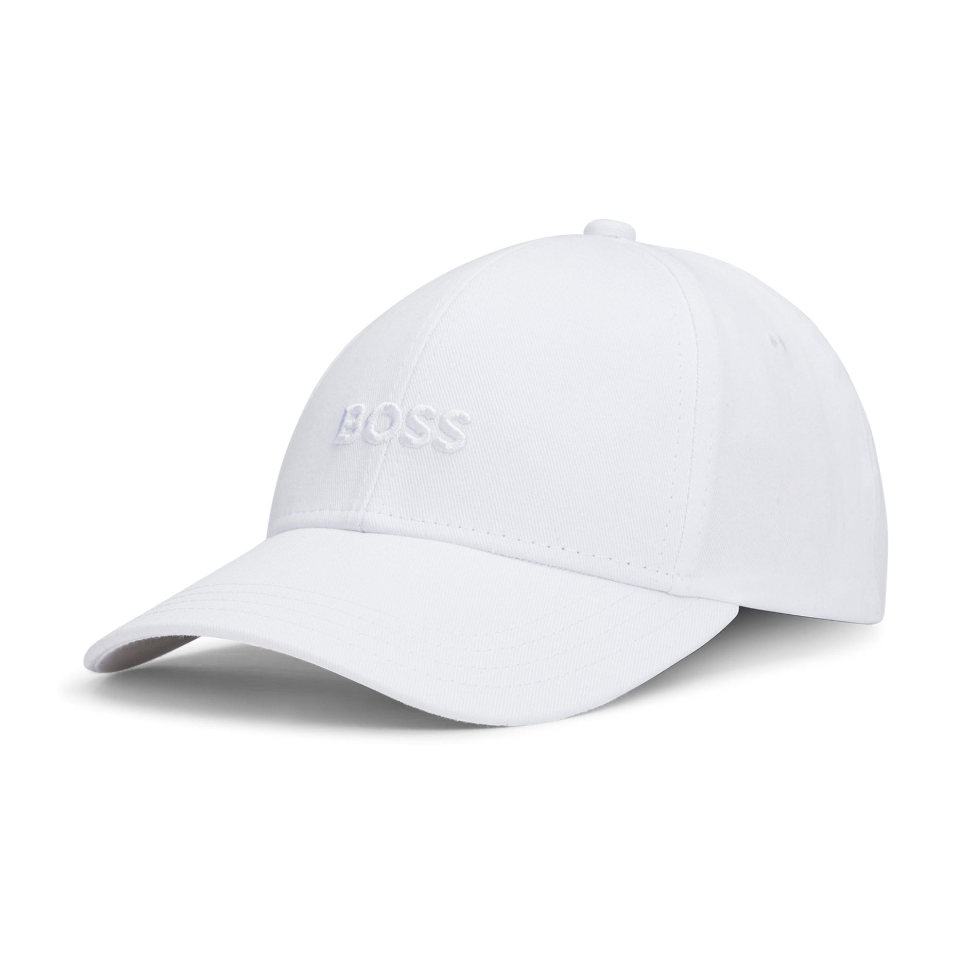 Boss Zed Embroidered Cotton Cap - White