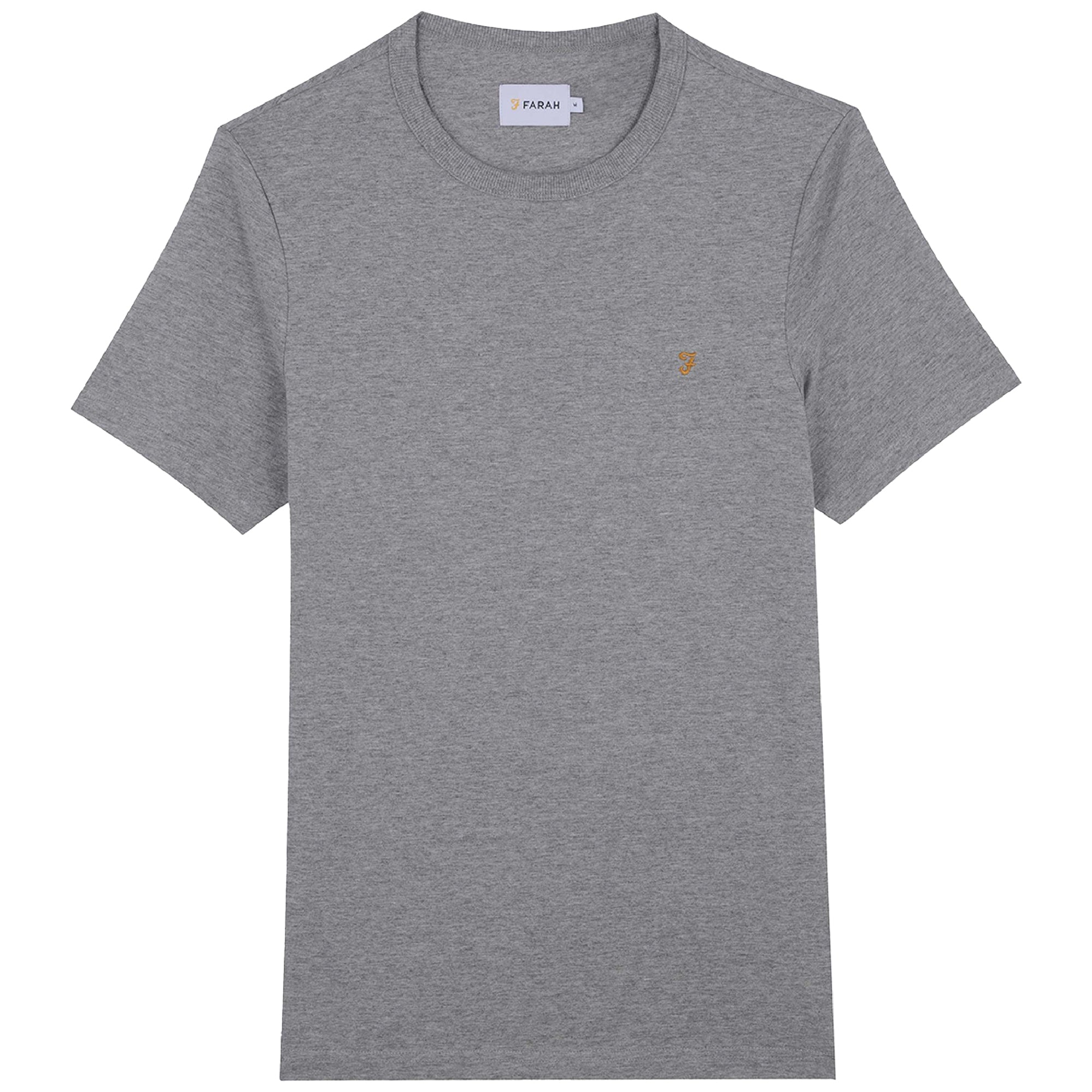 Farah New Danny T-Shirt - Grey Marl