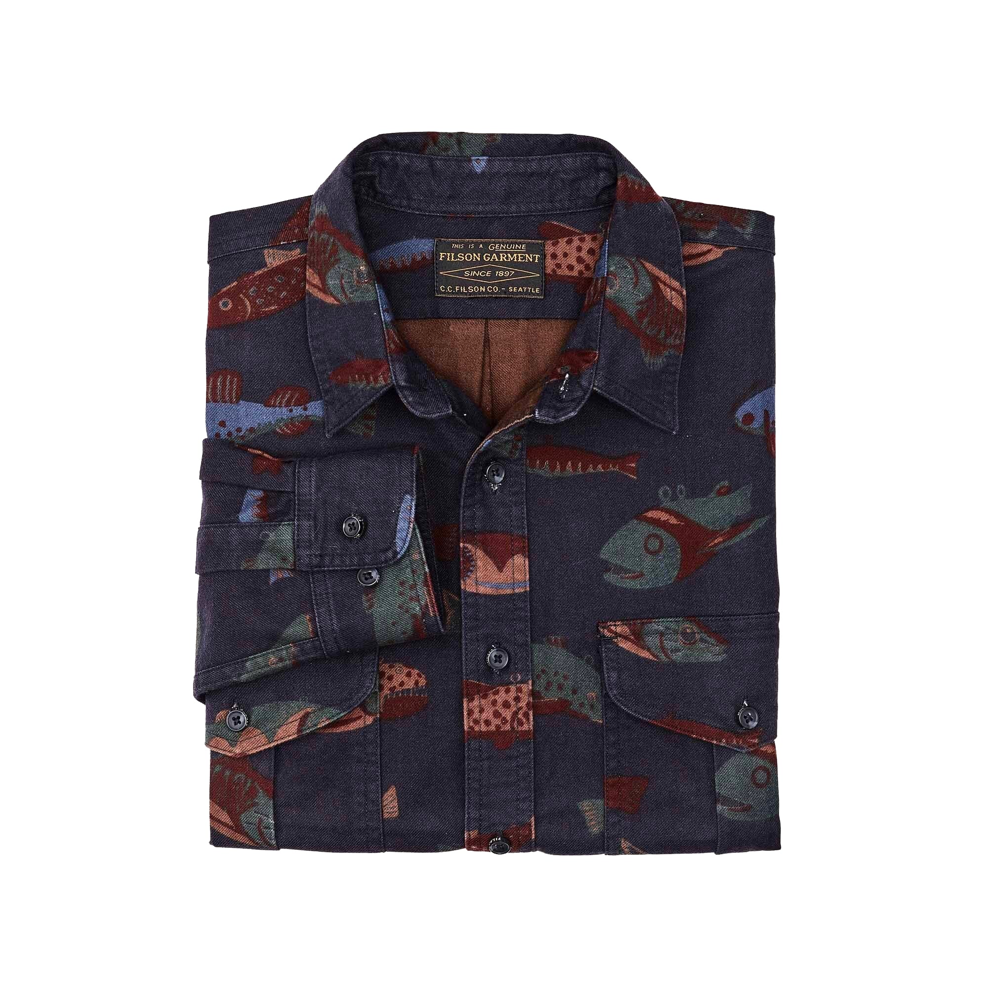 Filson Alaskan Guide Shirt - Fish Decoy Navy