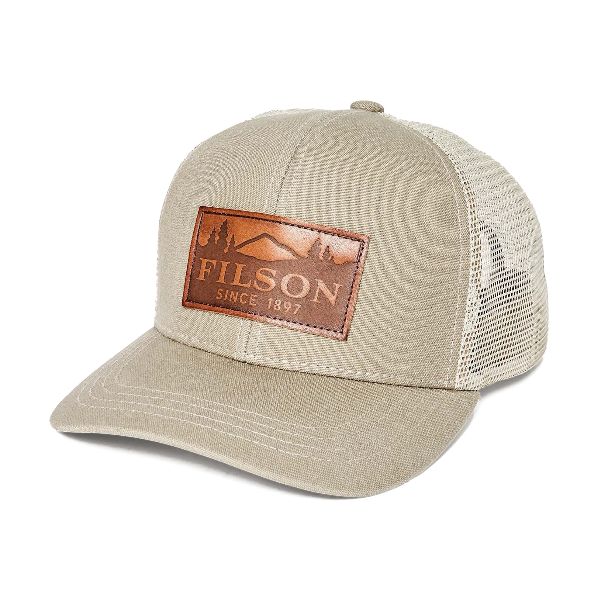 Filson Dry Tin Logger Mesh Cap - Gray Khaki