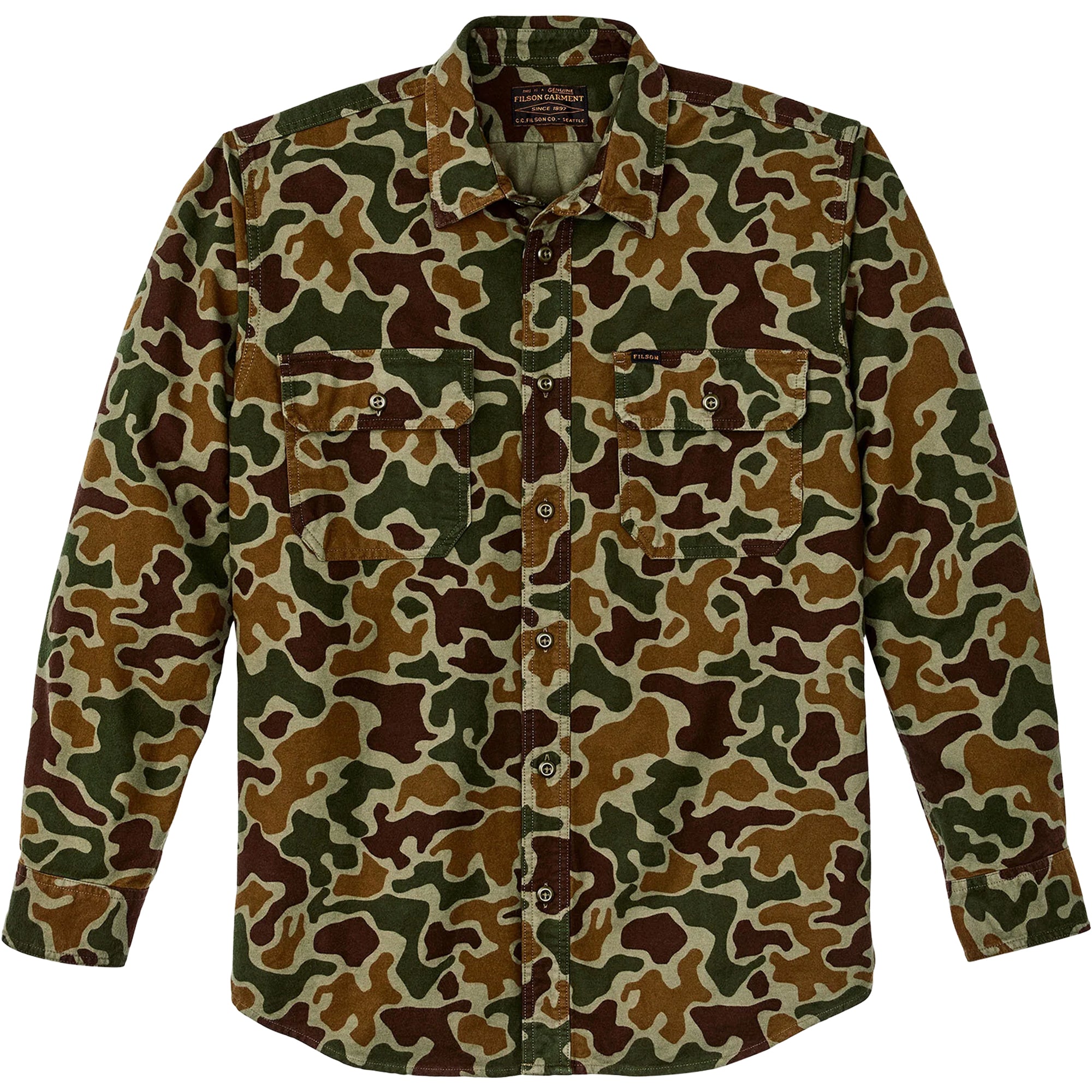 Filson Field Flannel Shirt - Frog Camo